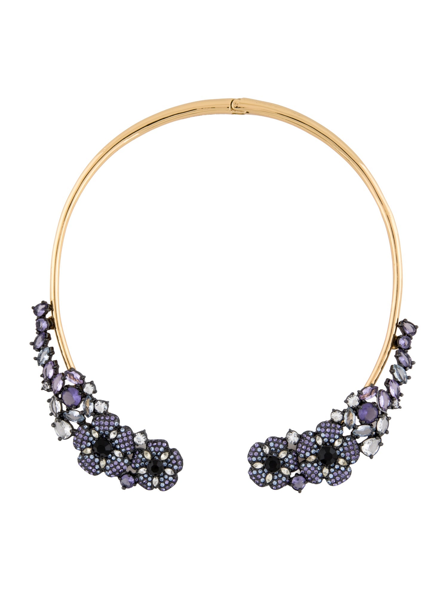 Kate Spade New York Crystal Hydrangea Collar Necklace
