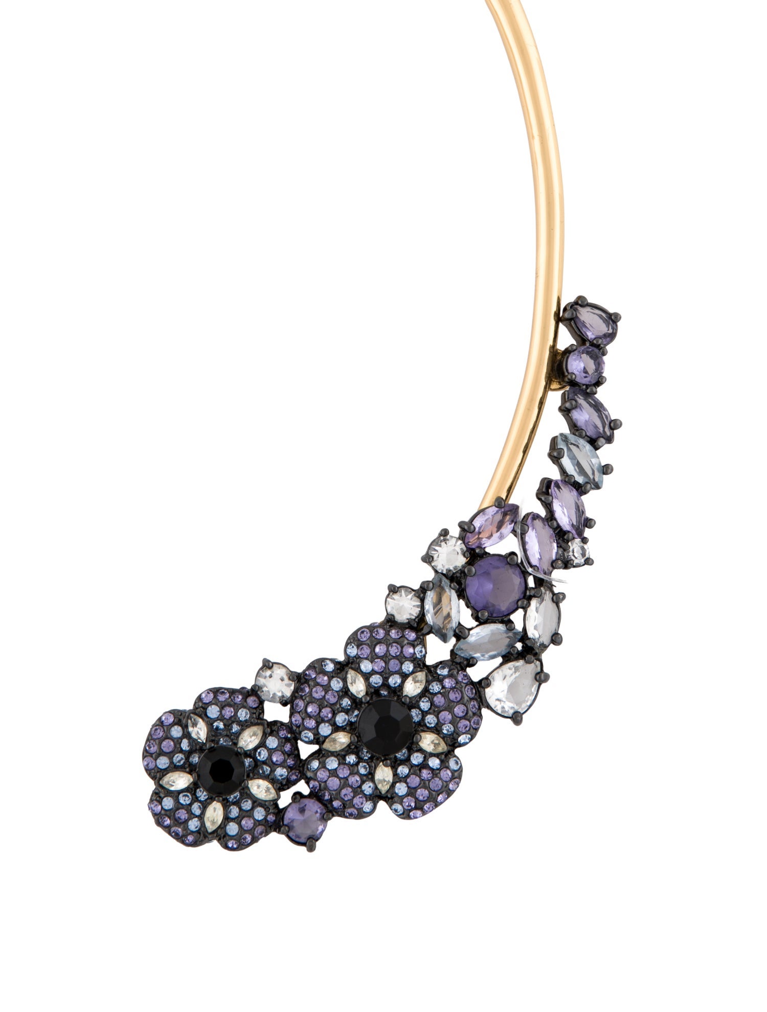 Kate Spade New York Crystal Hydrangea Collar Necklace