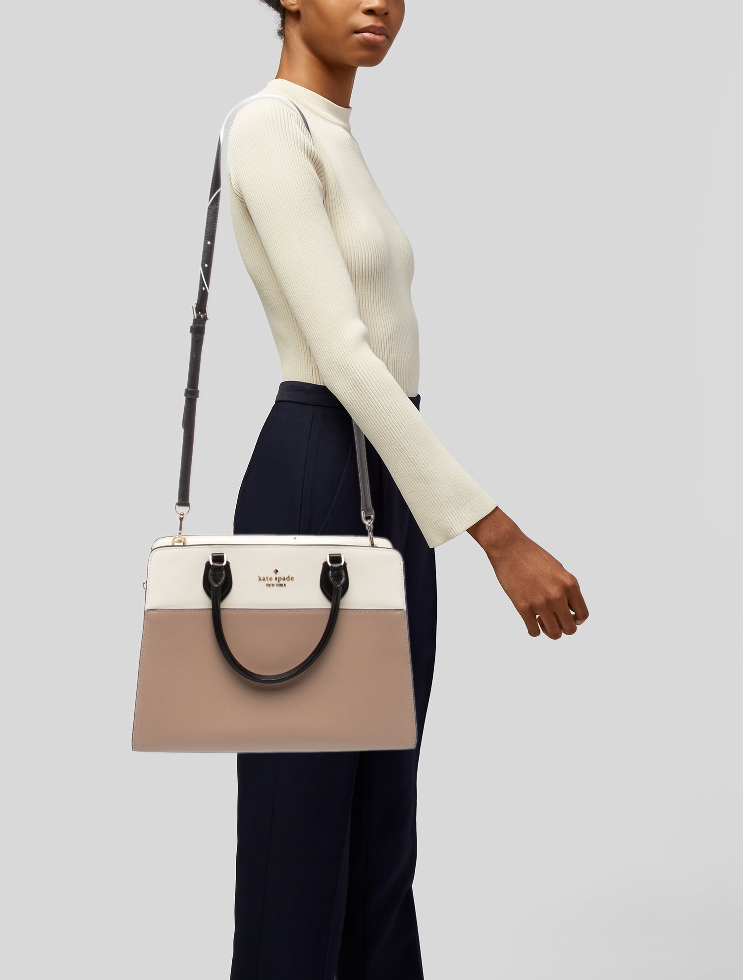 Kate Spade New York Saffiano Leather Top Handle Bag