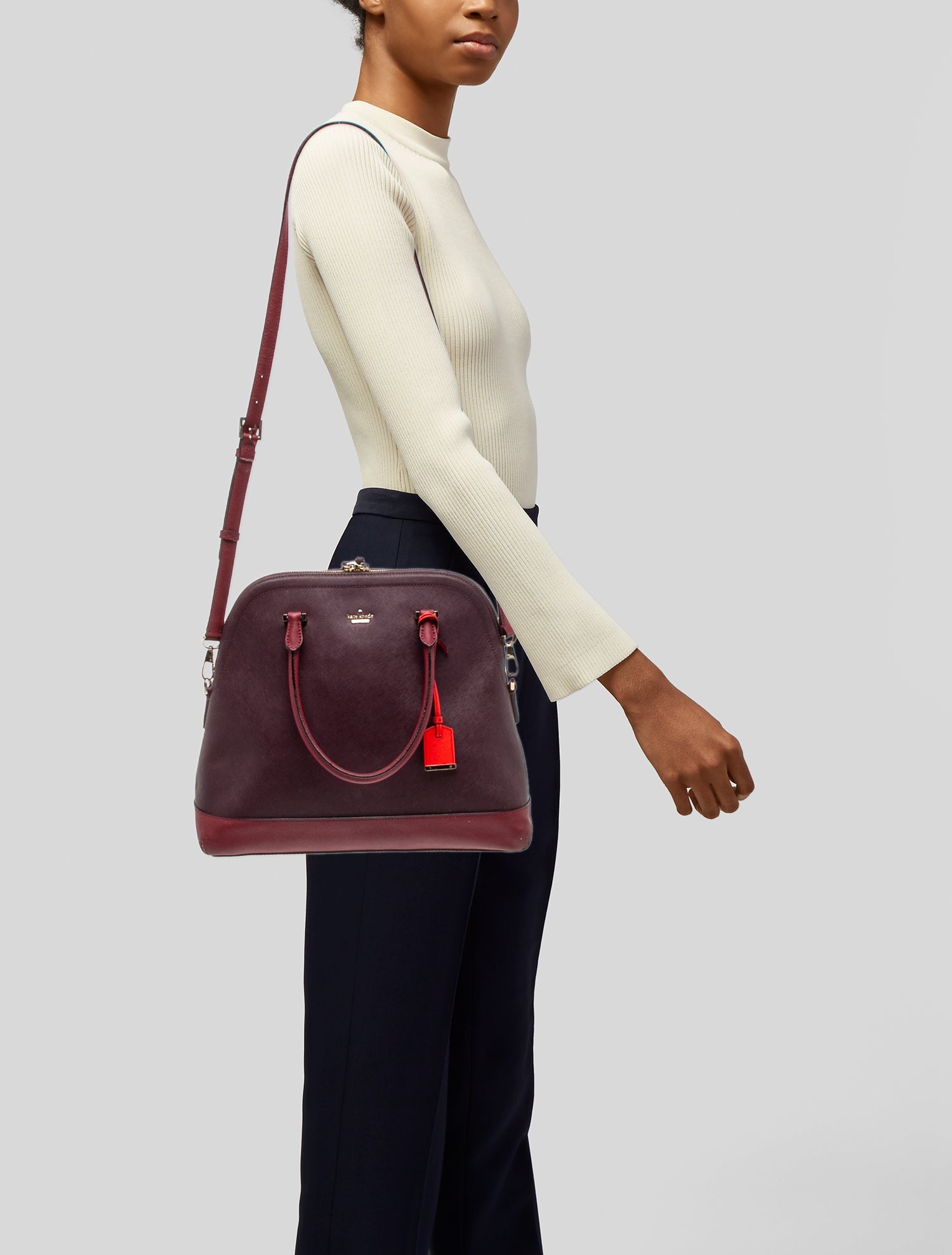 Kate Spade New York Saffiano Leather Top Handle Bag