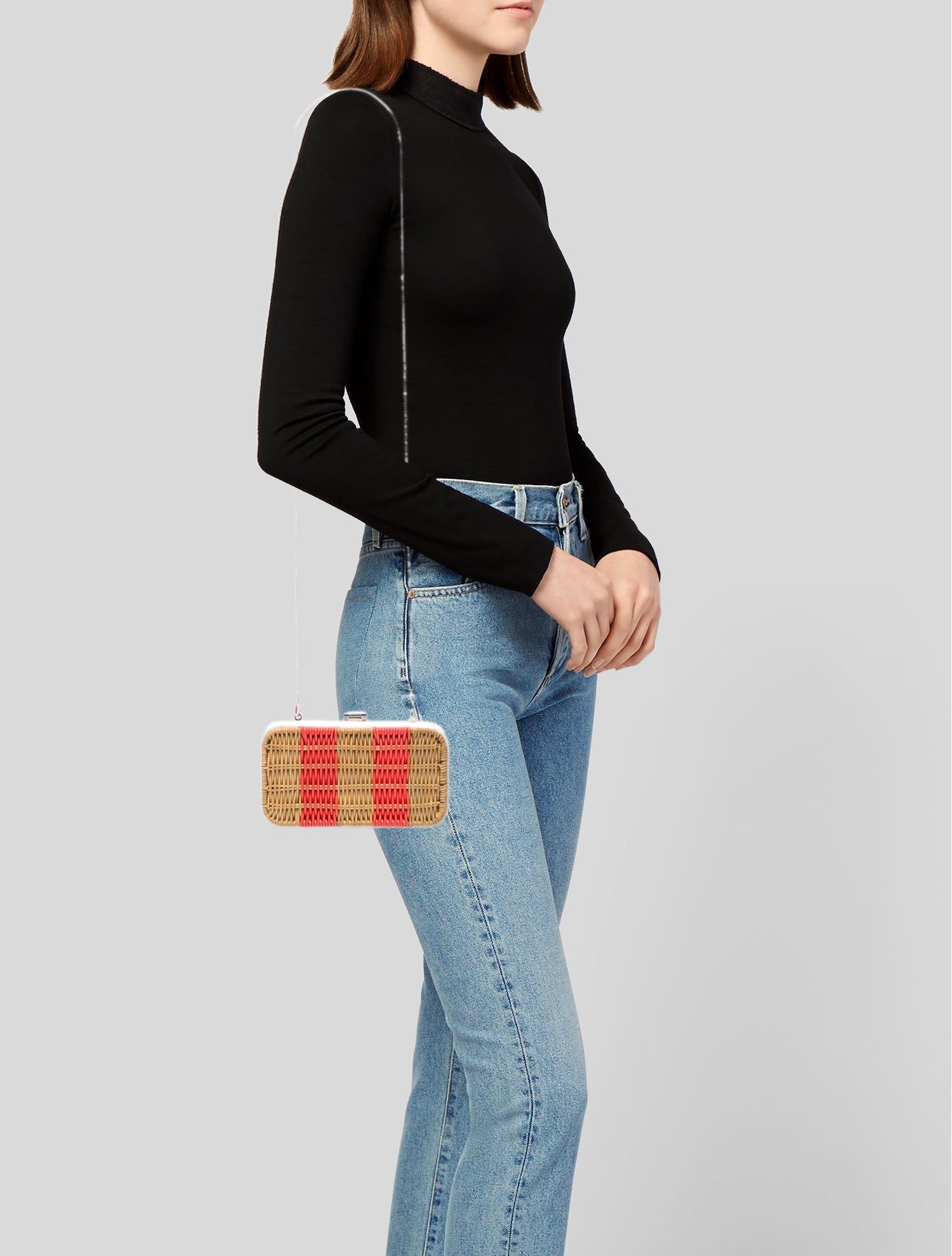 Kate Spade New York Rattan Minaudière