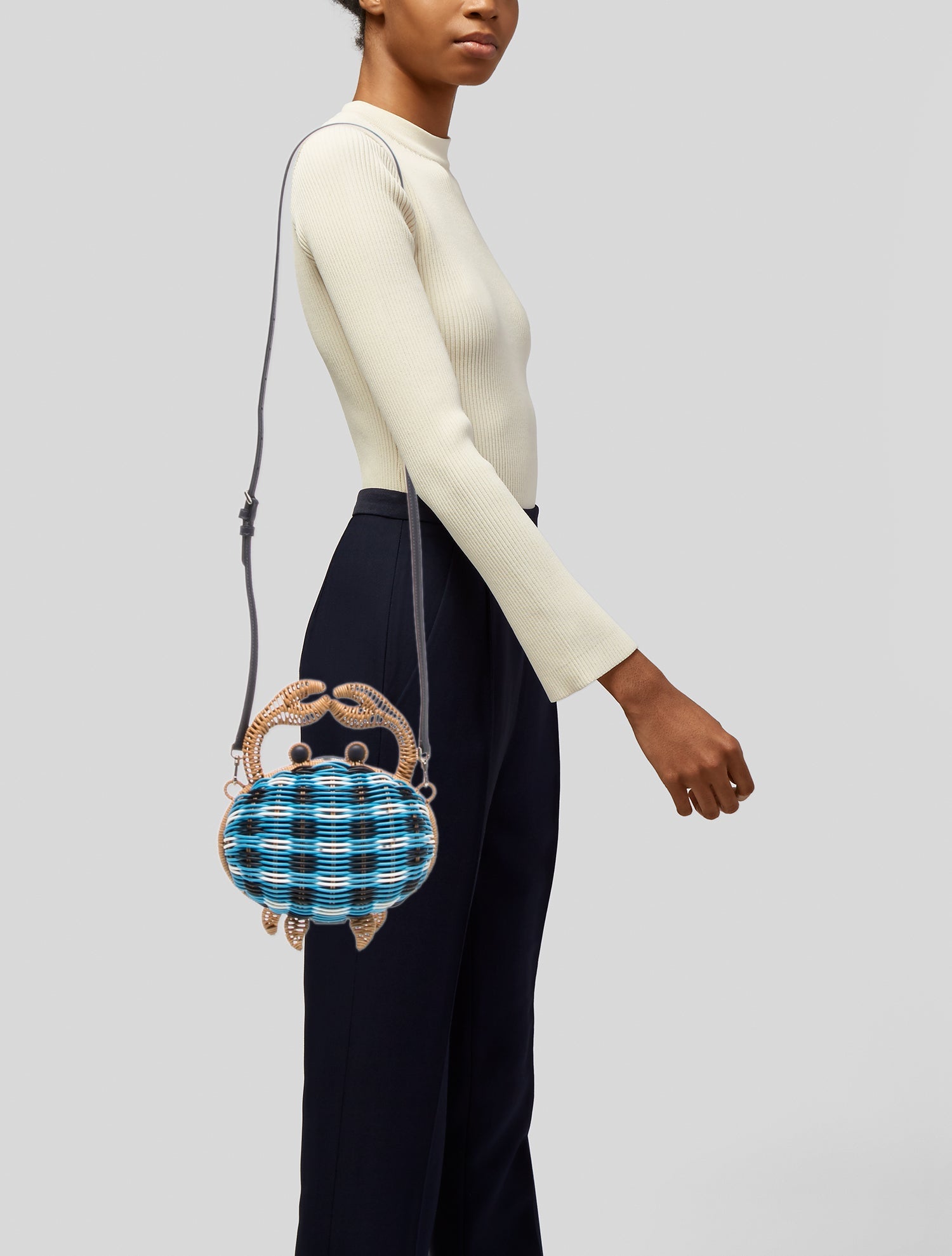 Kate Spade New York Wicker Shoulder Bag
