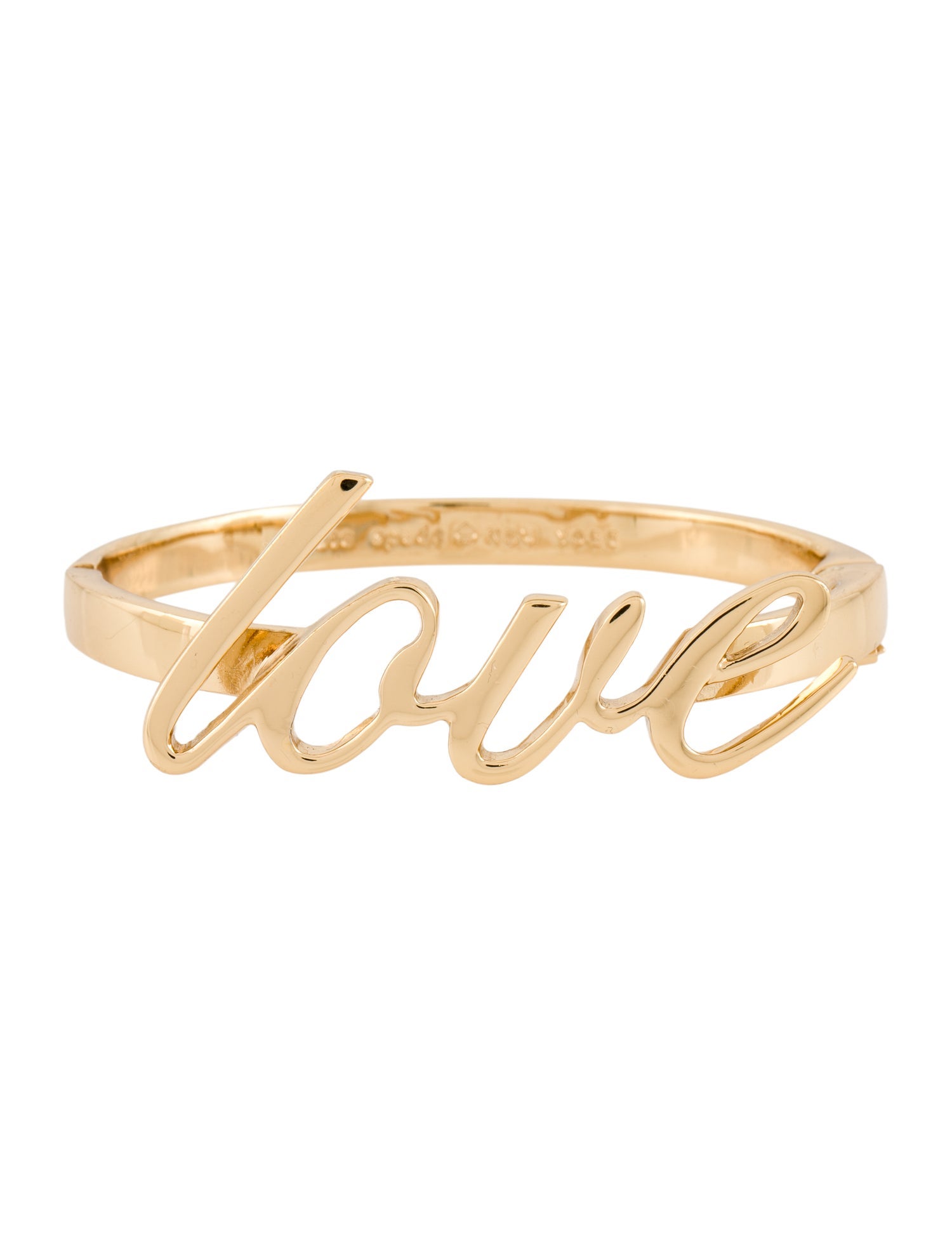 Kate Spade New York 'Love' Hinge Bangle