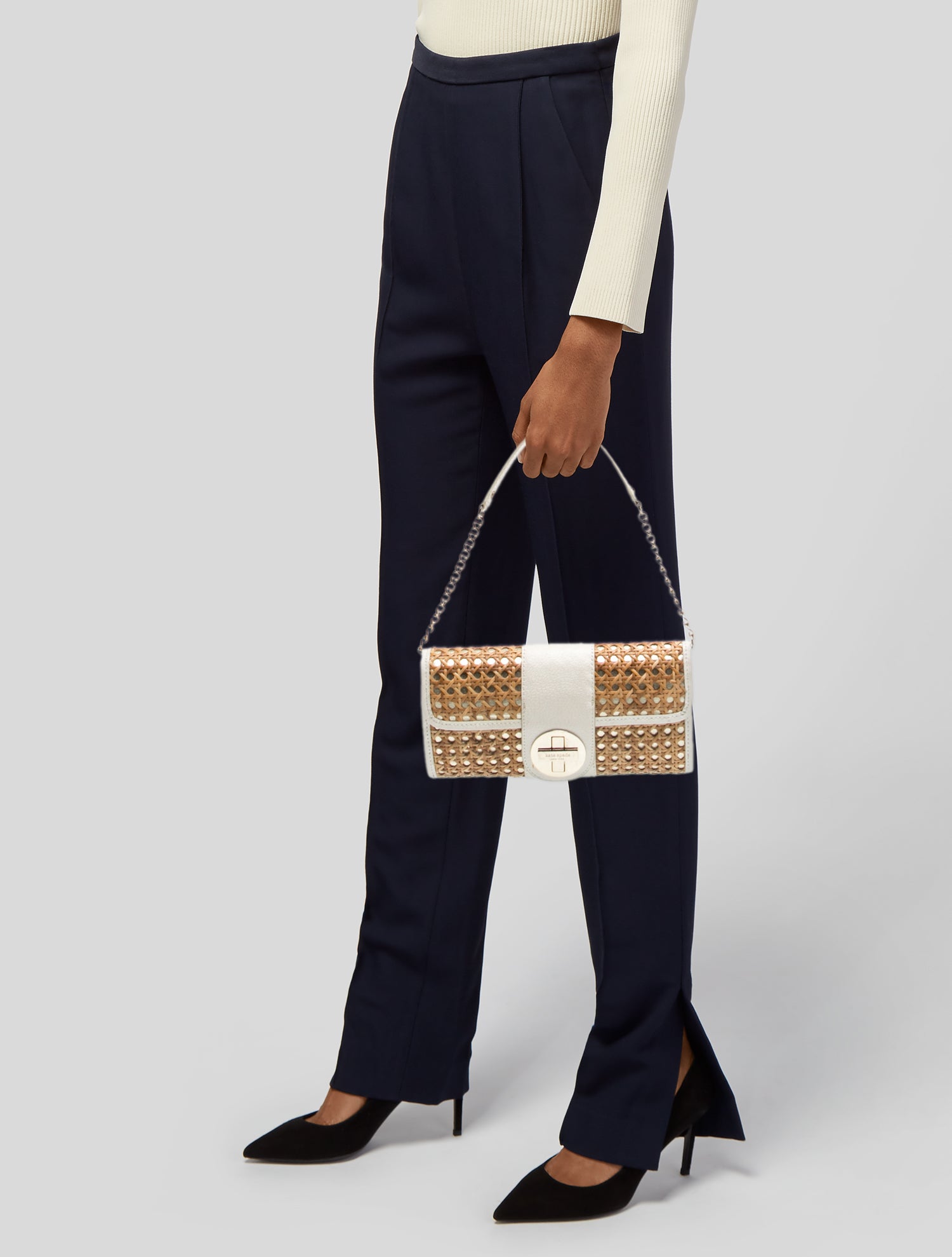 Kate Spade New York Straw Shoulder Bag