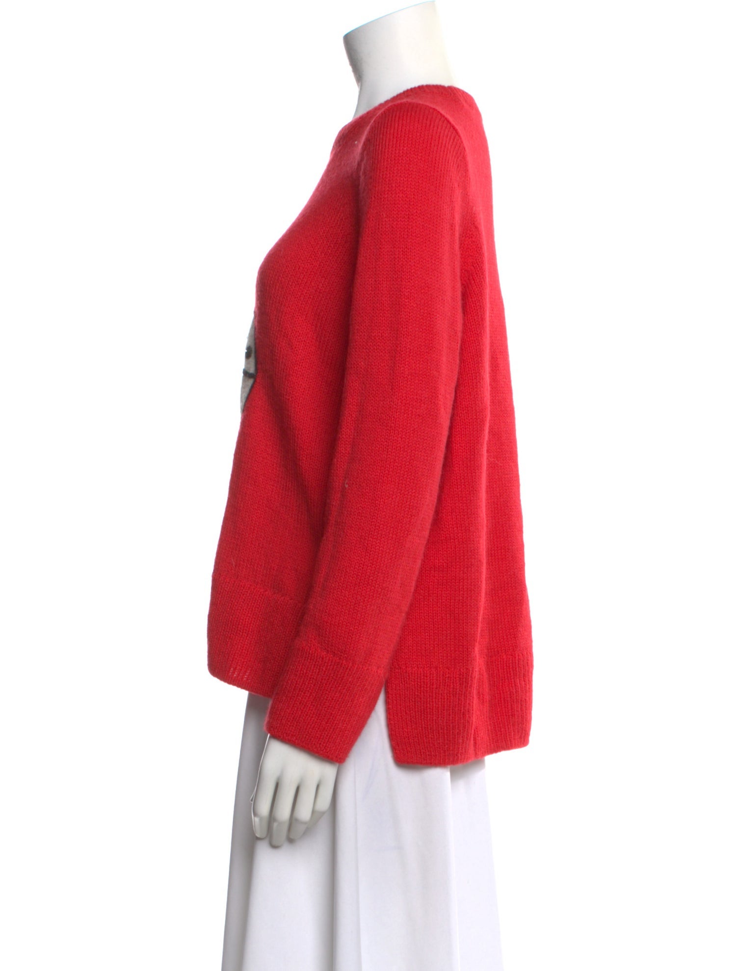 Kate Spade New York Graphic Print Scoop Neck Sweater