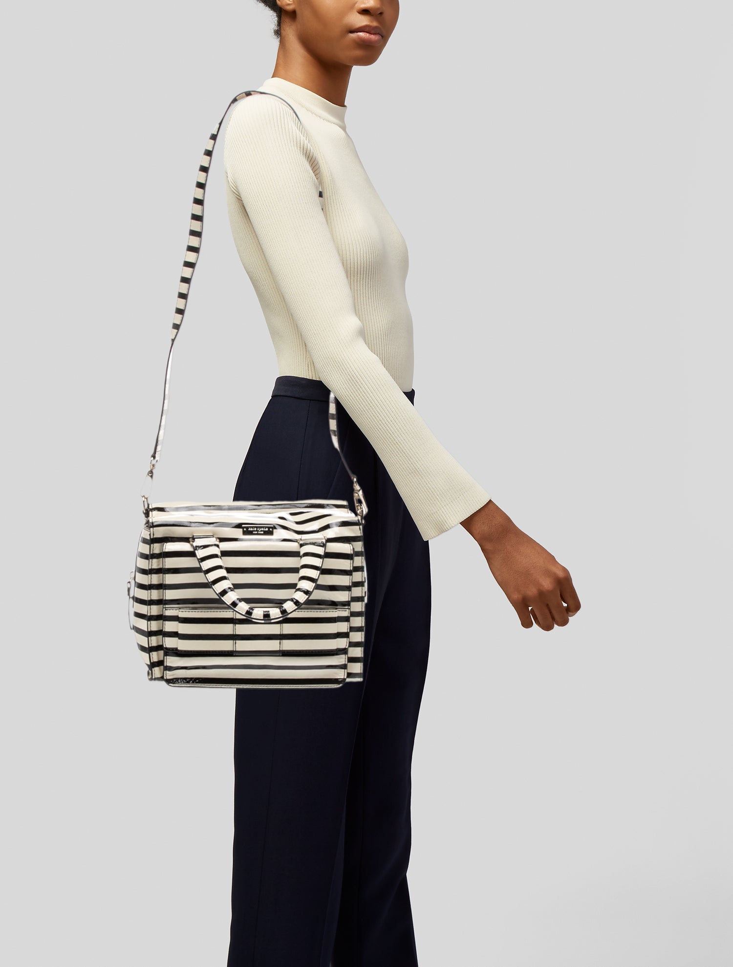 Kate Spade New York Patent Leather Top Handle Bag