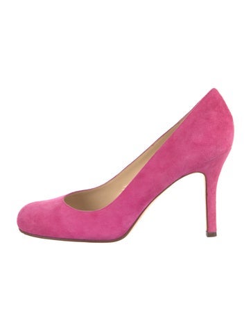 Pre-owned Kate Spade Suede Pumps In Pink
