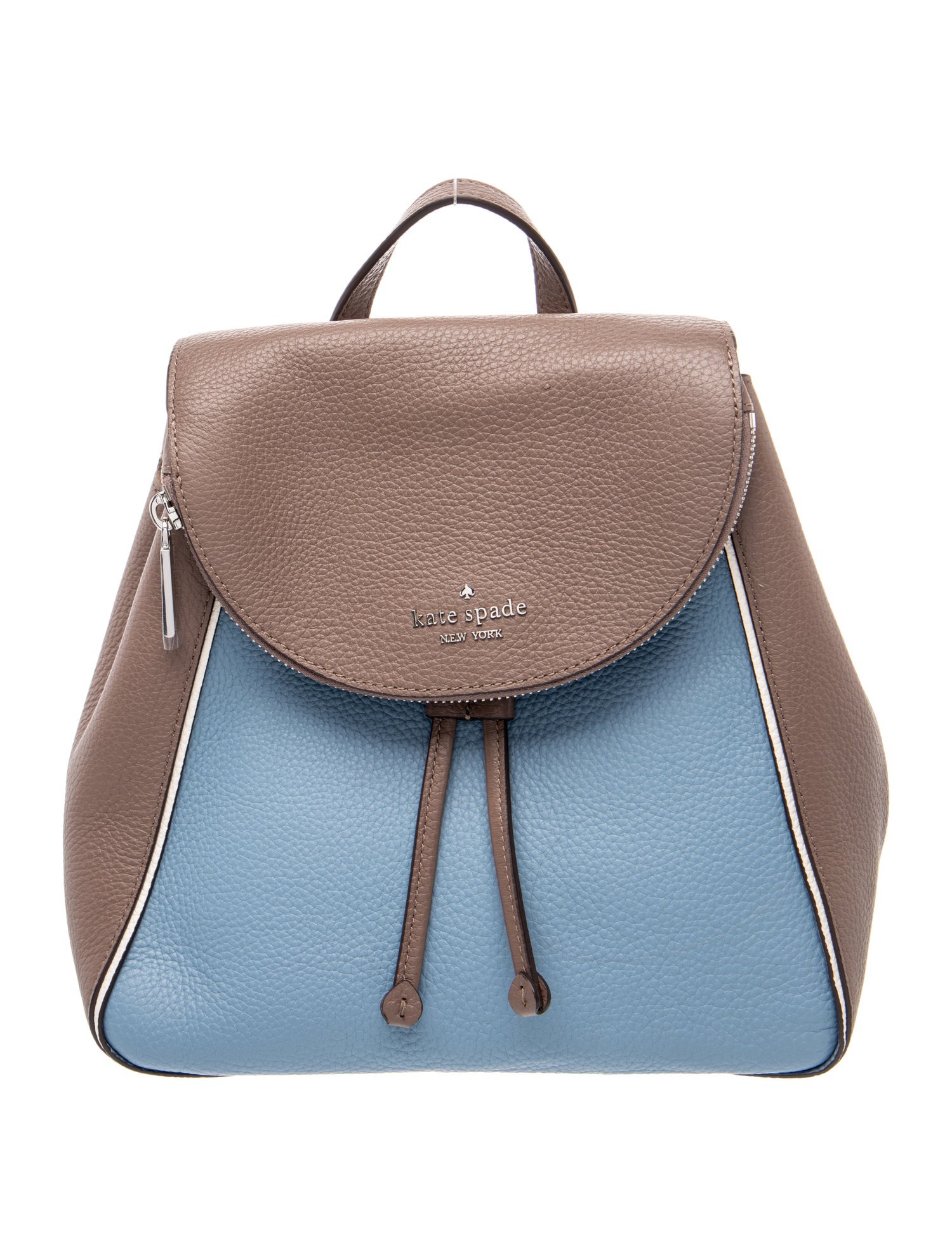 Kate Spade New York Leather Backpack - Grey Backpacks  display picture 1
