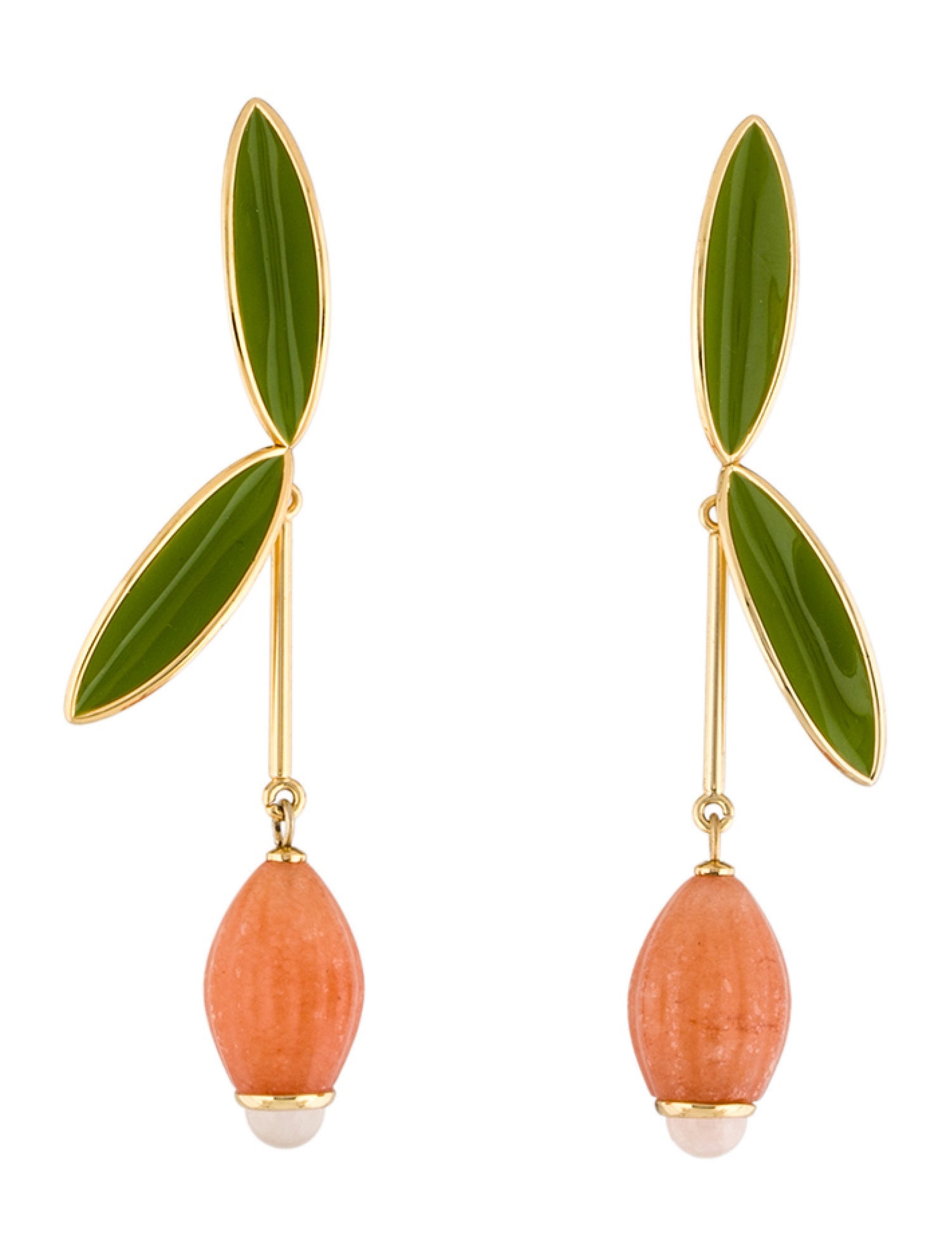Kate Spade New York Enamel, Resin, & Stone Drop Earrings