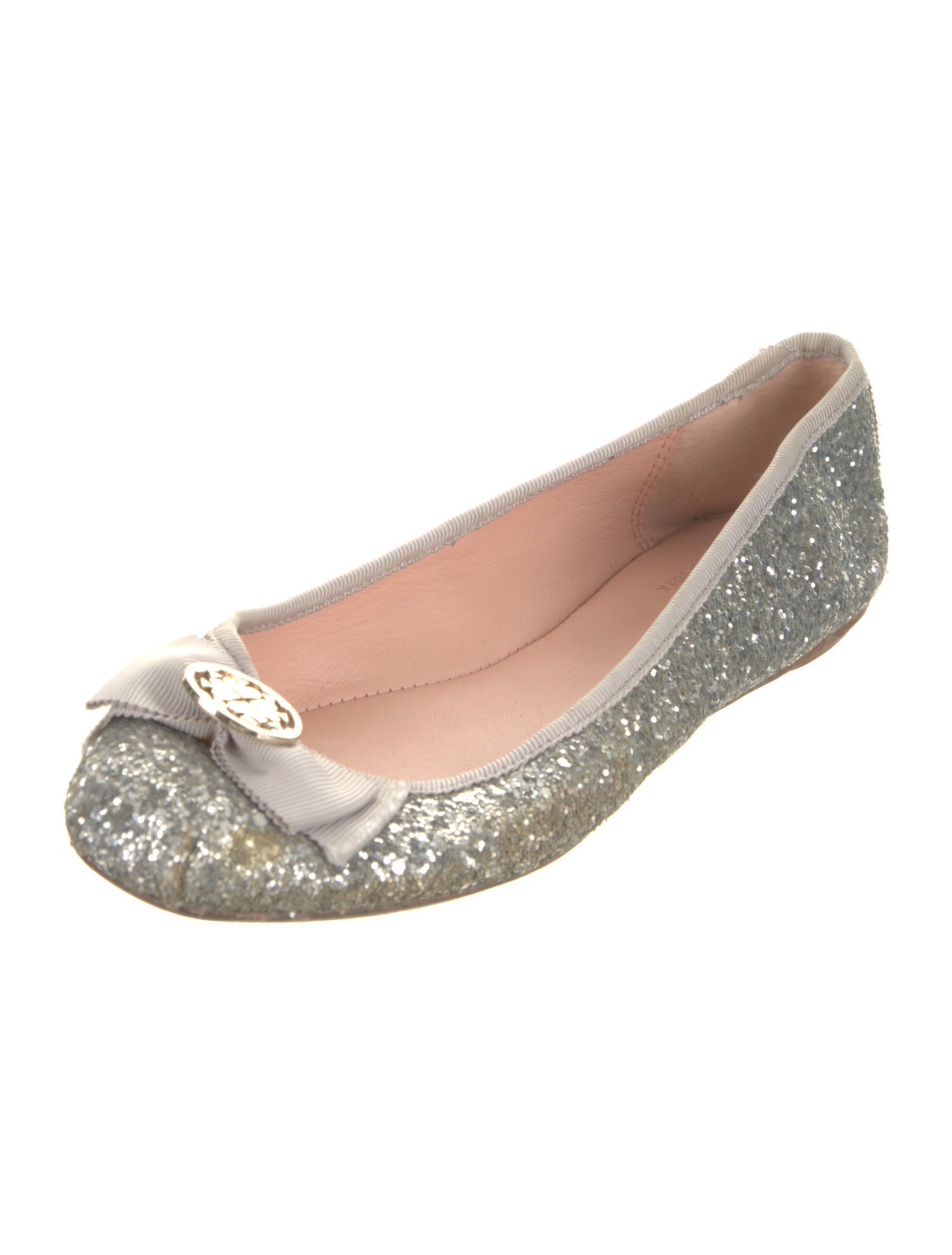 Kate Spade New York Glitter Printed Ballet Flats
