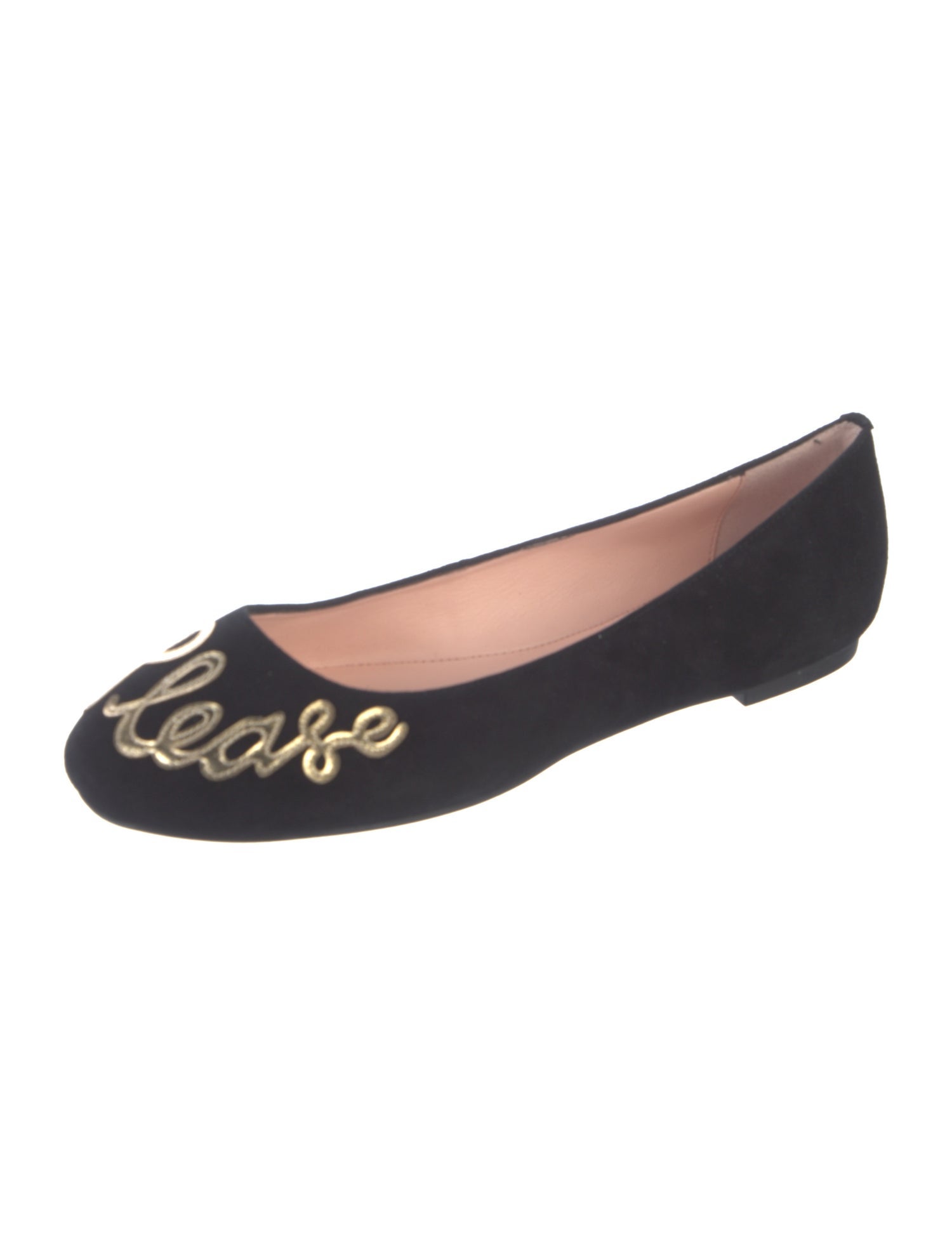 Kate Spade New York Suede Graphic Print Ballet Flats
