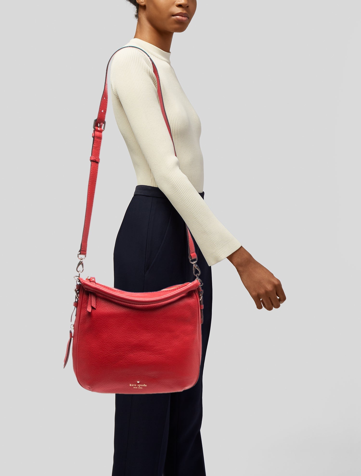 Kate Spade New York Leather Crossbody Bag - Pink Crossbody Bags