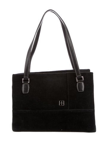 Kate Spade New York Leather-Trimmed Corduroy Bag