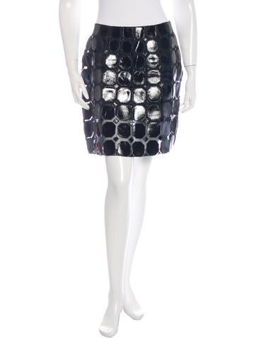 Kate Spade New York Silk Embroidered Skirt