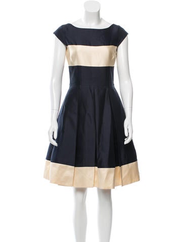 Kate Spade New York Silk Colorblock Dress