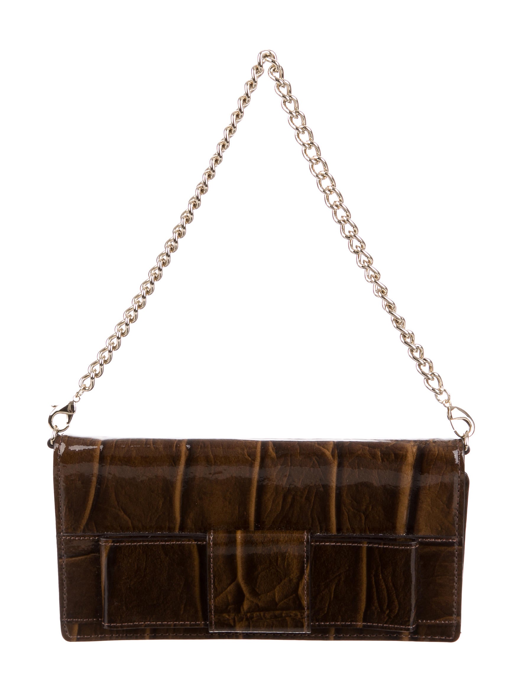 Kate Spade New York Patent Leather Clutch Handbags WKA53409 The