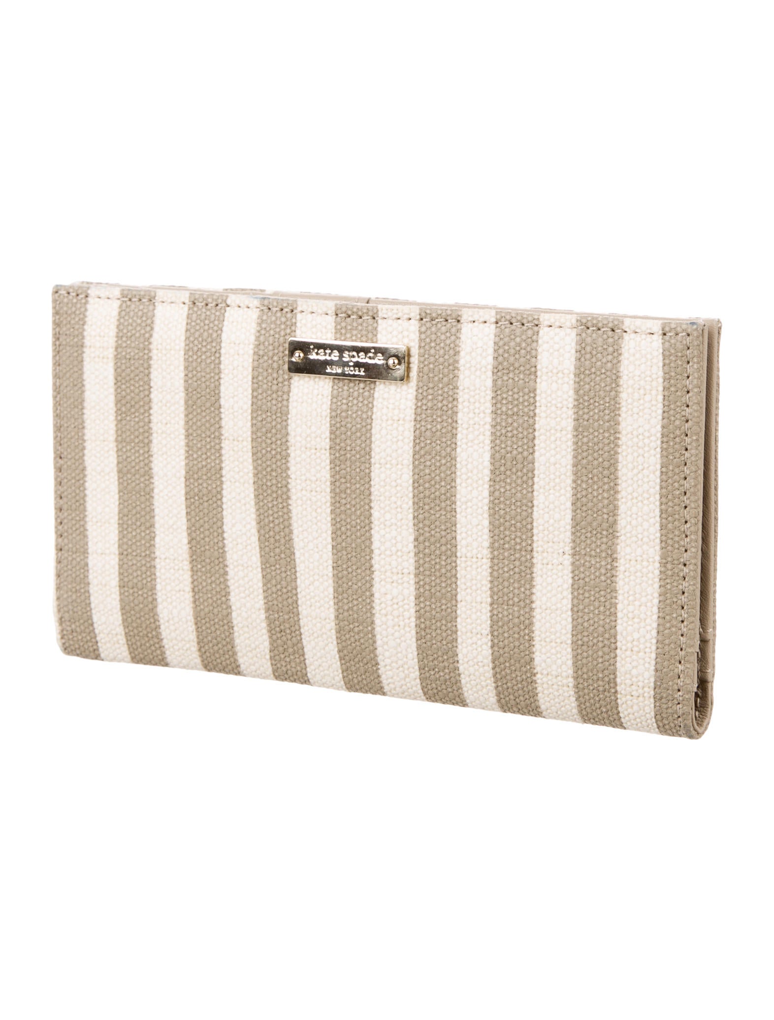 Kate Spade New York Canvas Striped Wallet Accessories WKA53624