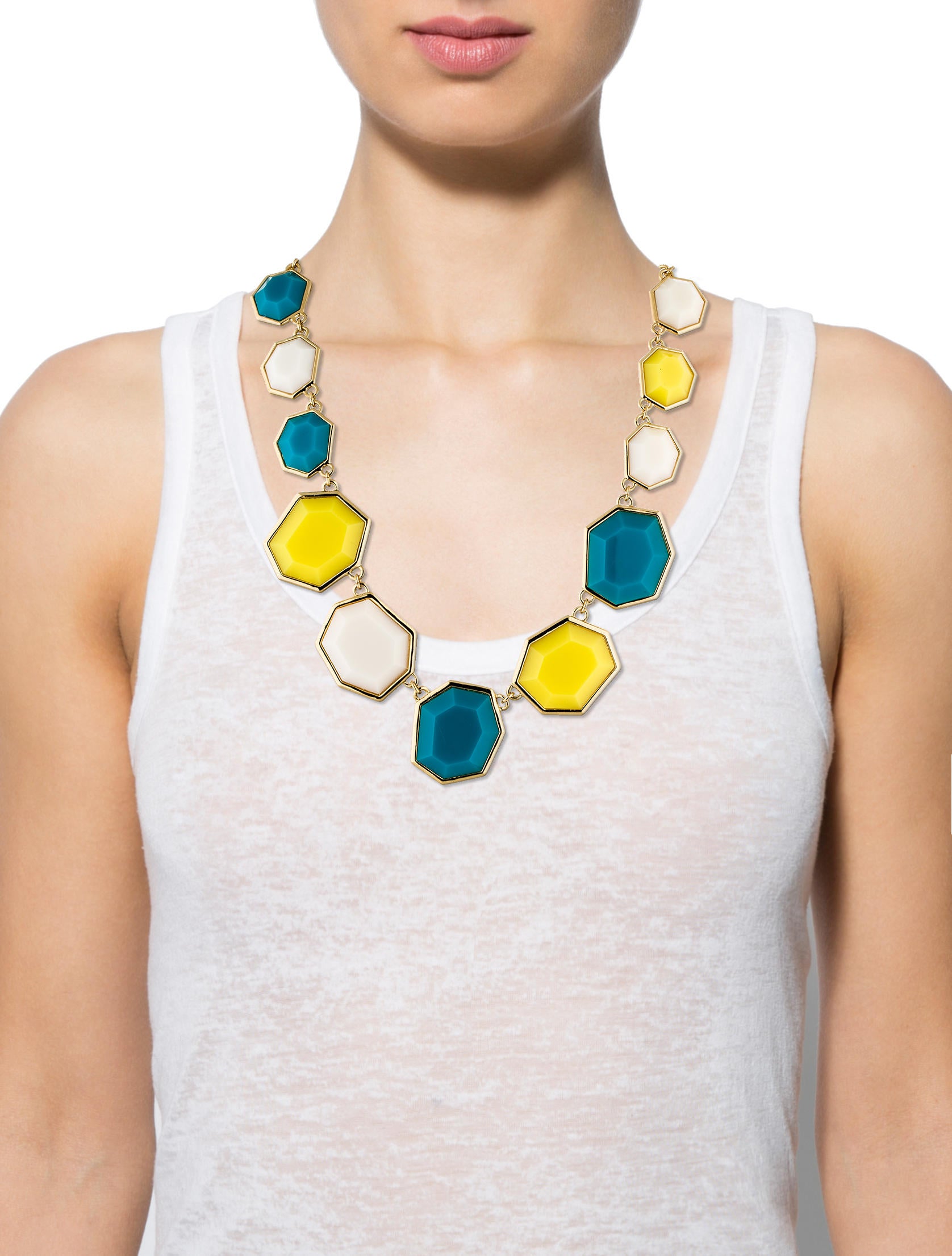 Kate Spade New York Crystal Geometric Collar Necklace