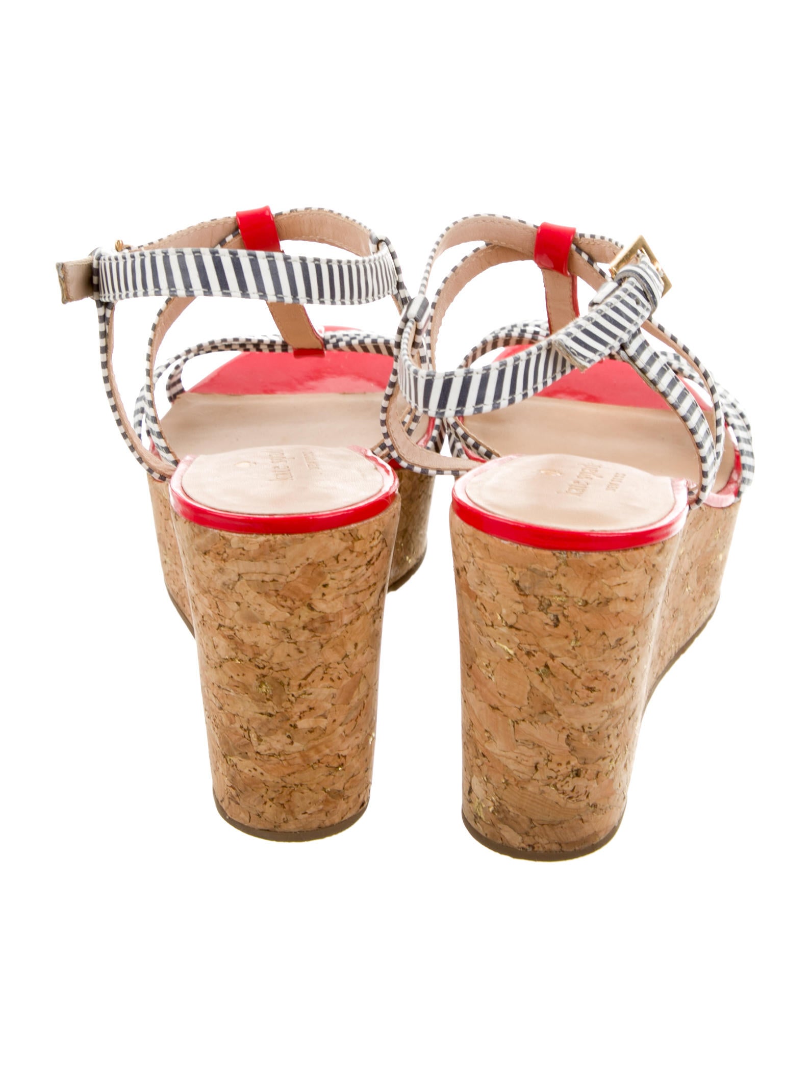 kate spade new york leather wedge sandals shoes wka54221 the realreal kate spade new york leather wedge sandals shoes wka54221 the realreal