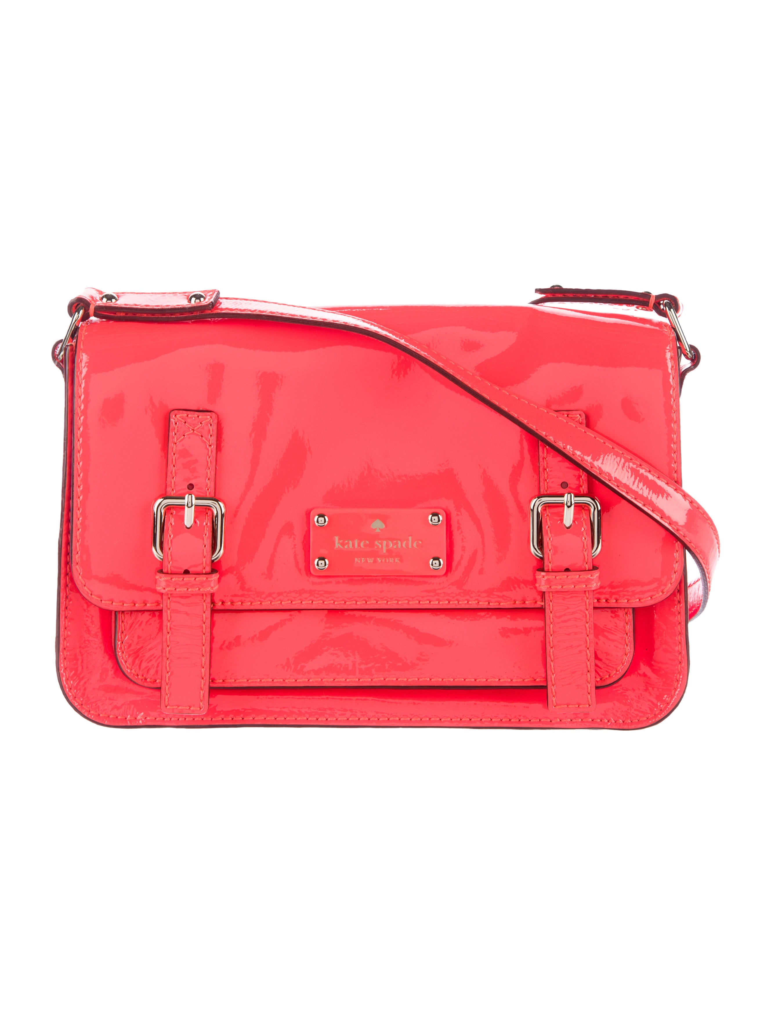 Kate Spade New York Patent Leather Crossbody Bag Handbags WKA55314