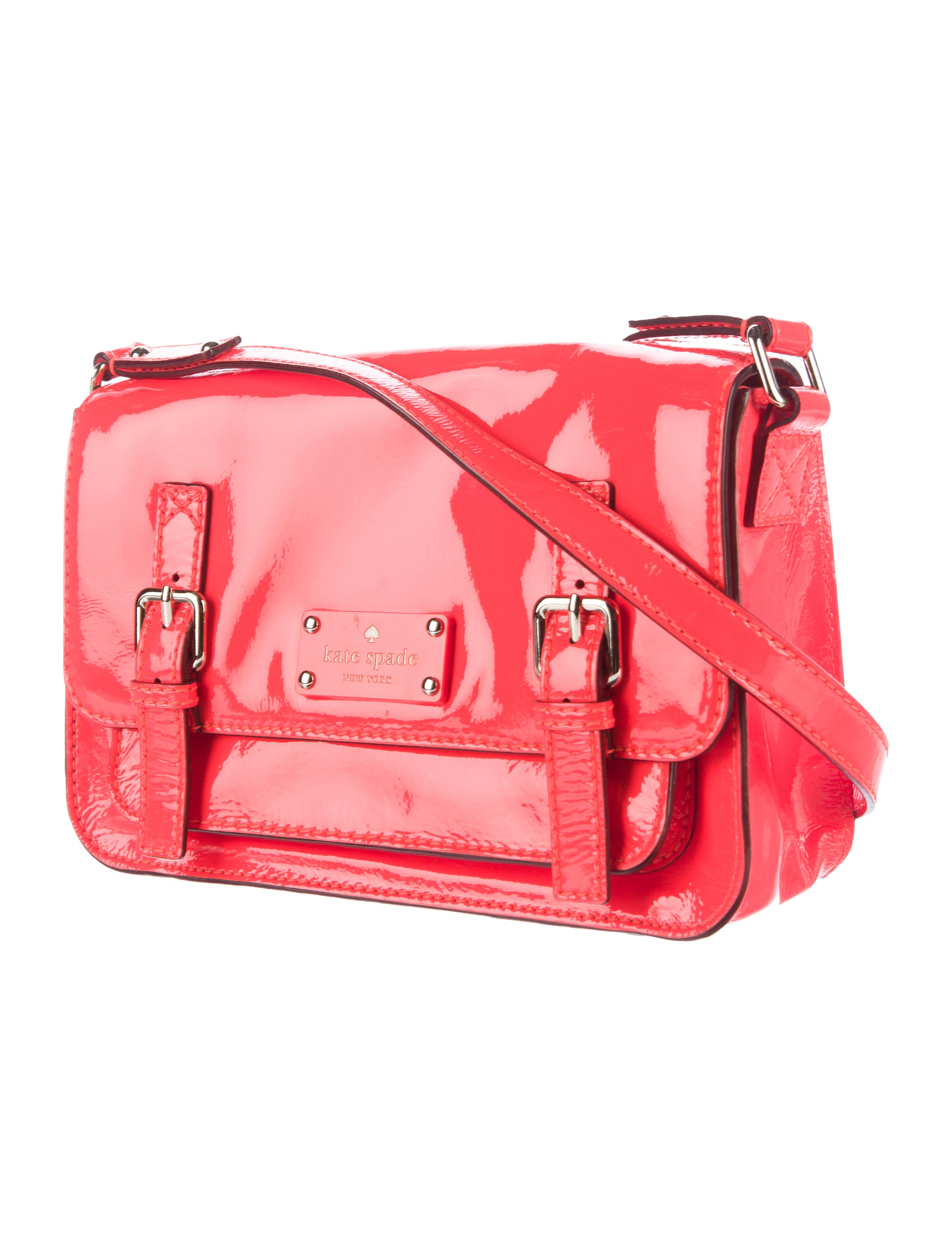 Kate Spade New York Patent Leather Crossbody Bag Handbags WKA55314