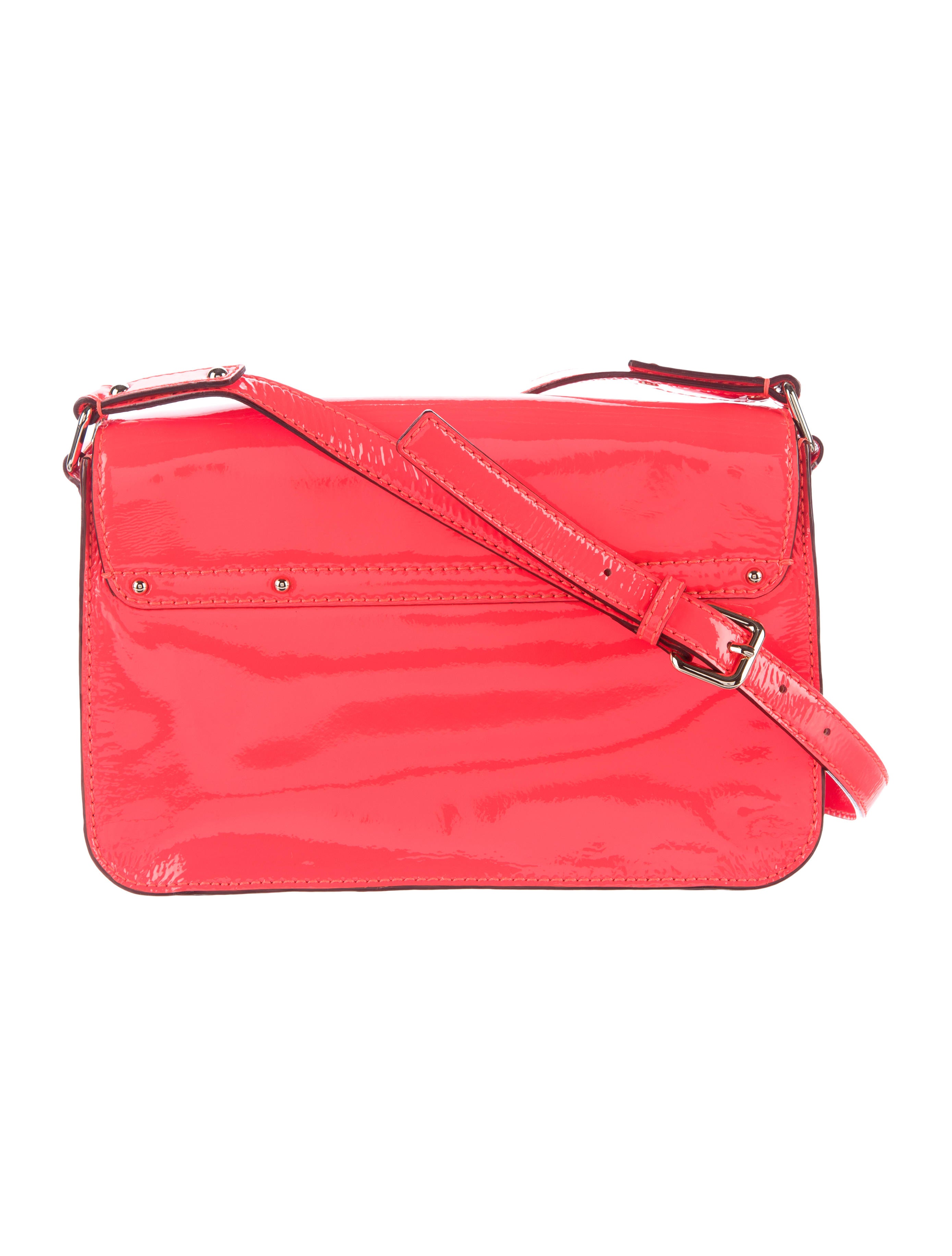 Kate Spade New York Patent Leather Crossbody Bag Handbags WKA55314