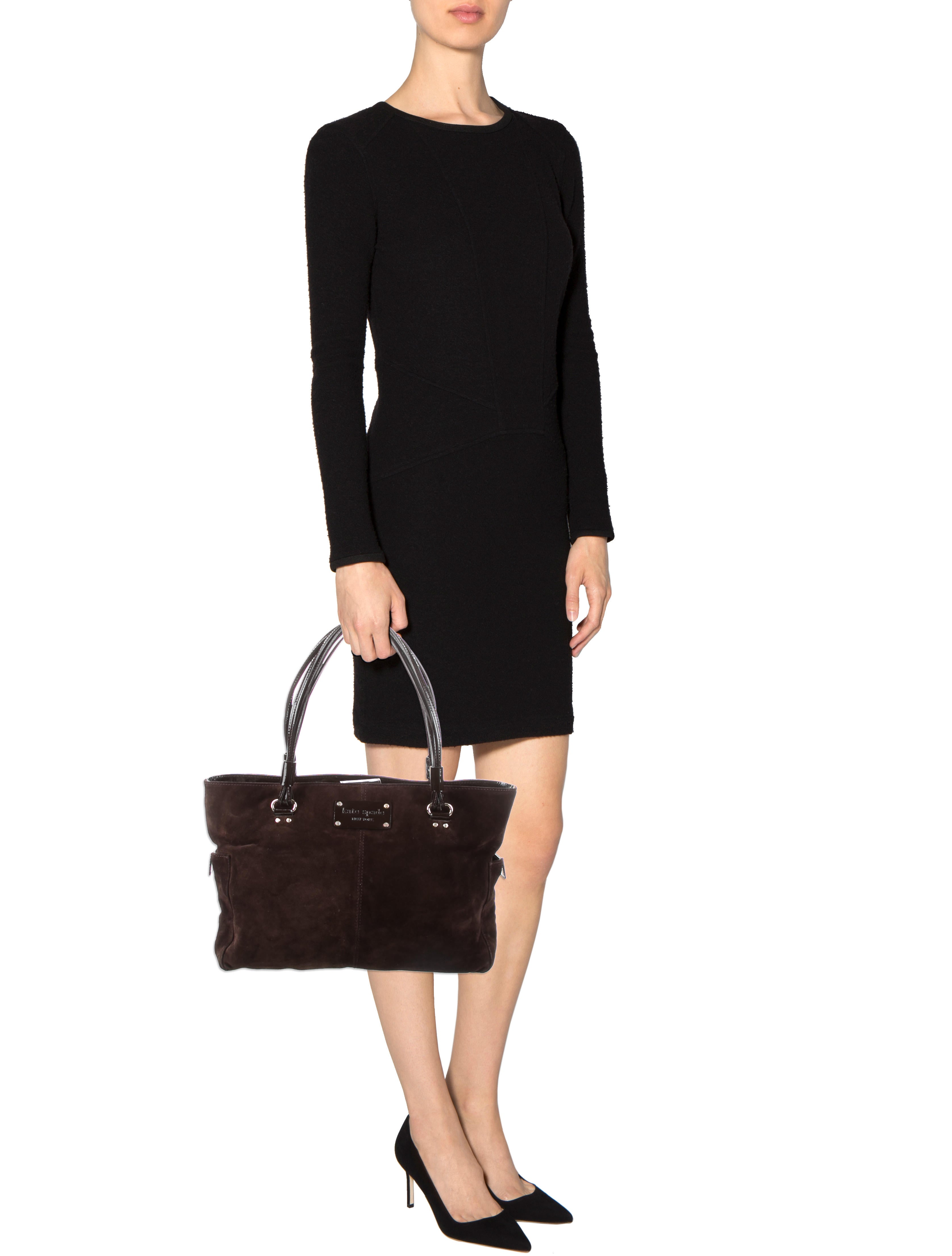 Kate Spade New York Patent Leather & Suede Tote Handbags WKA56131