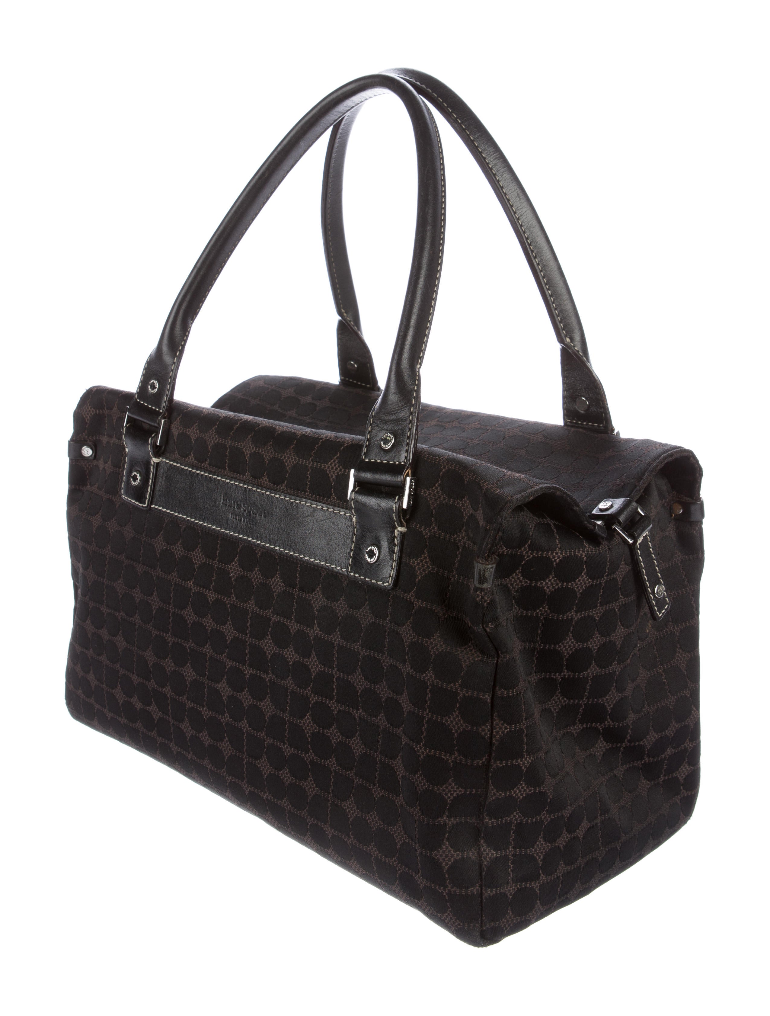 Kate Spade New York LeatherTrimmed Jacquard Bag Handbags WKA58828