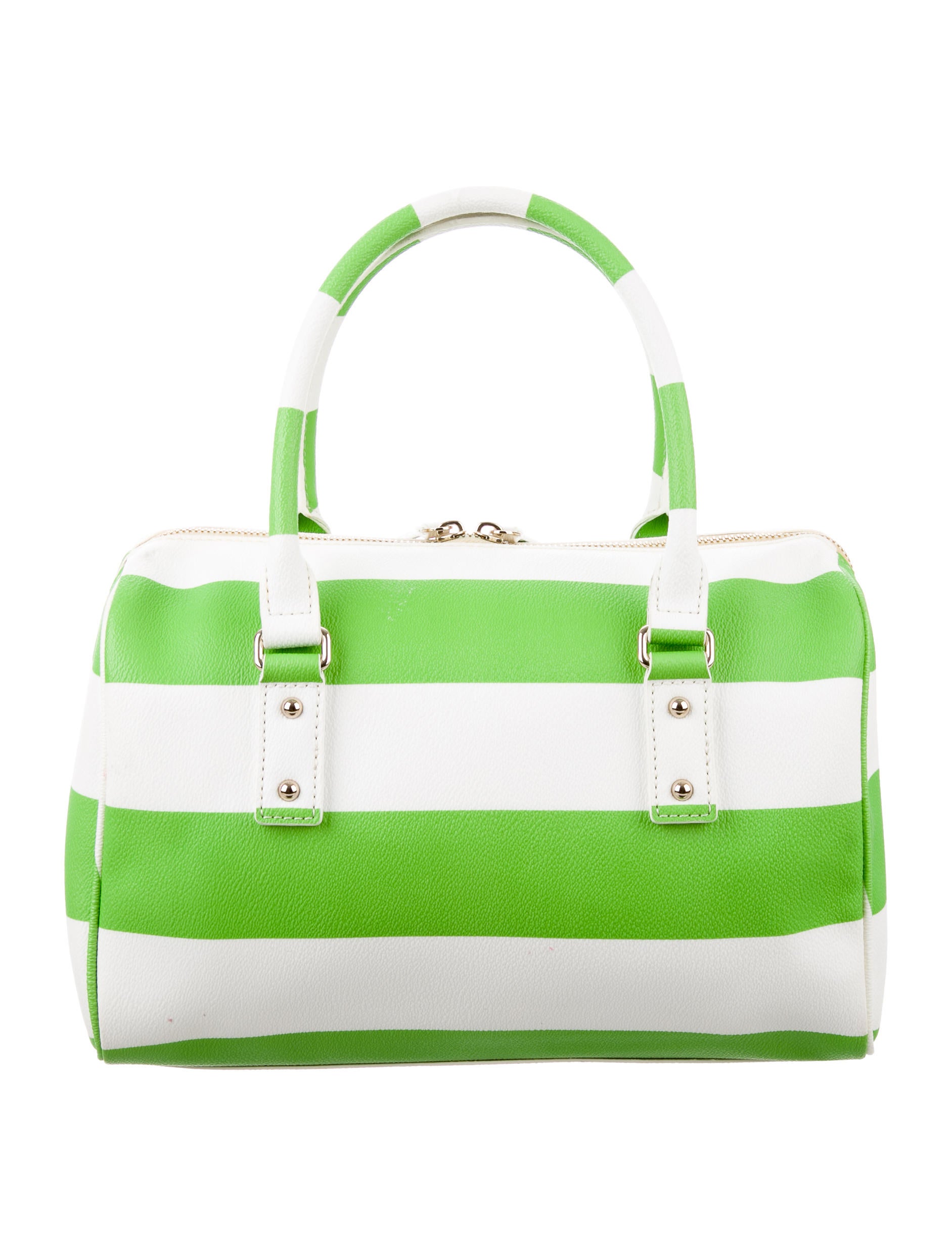 Kate Spade New York Striped Coated Canvas Handle Bag ...