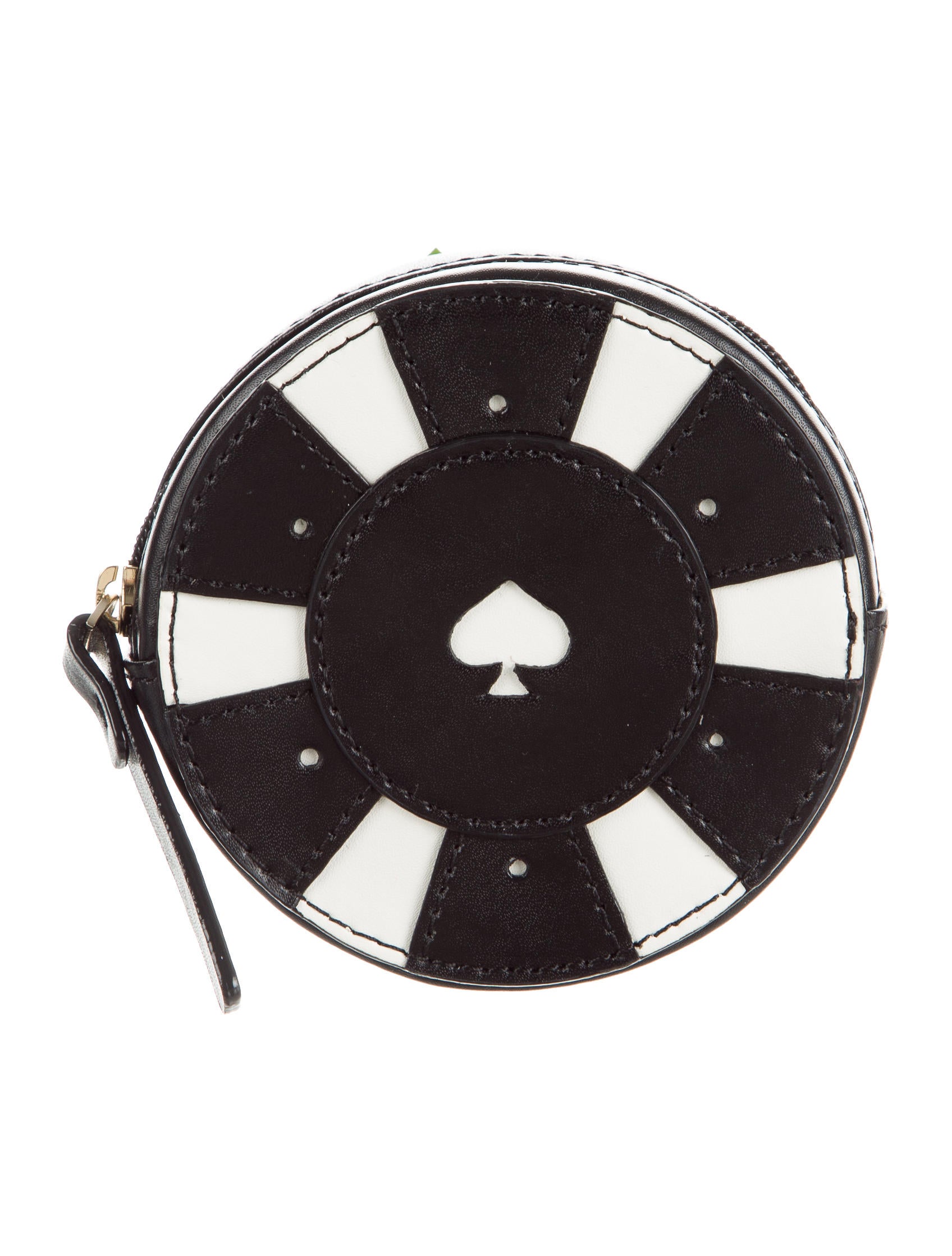 Kate Spade New York Poker Chip Coin Purse w/ Tags - Black