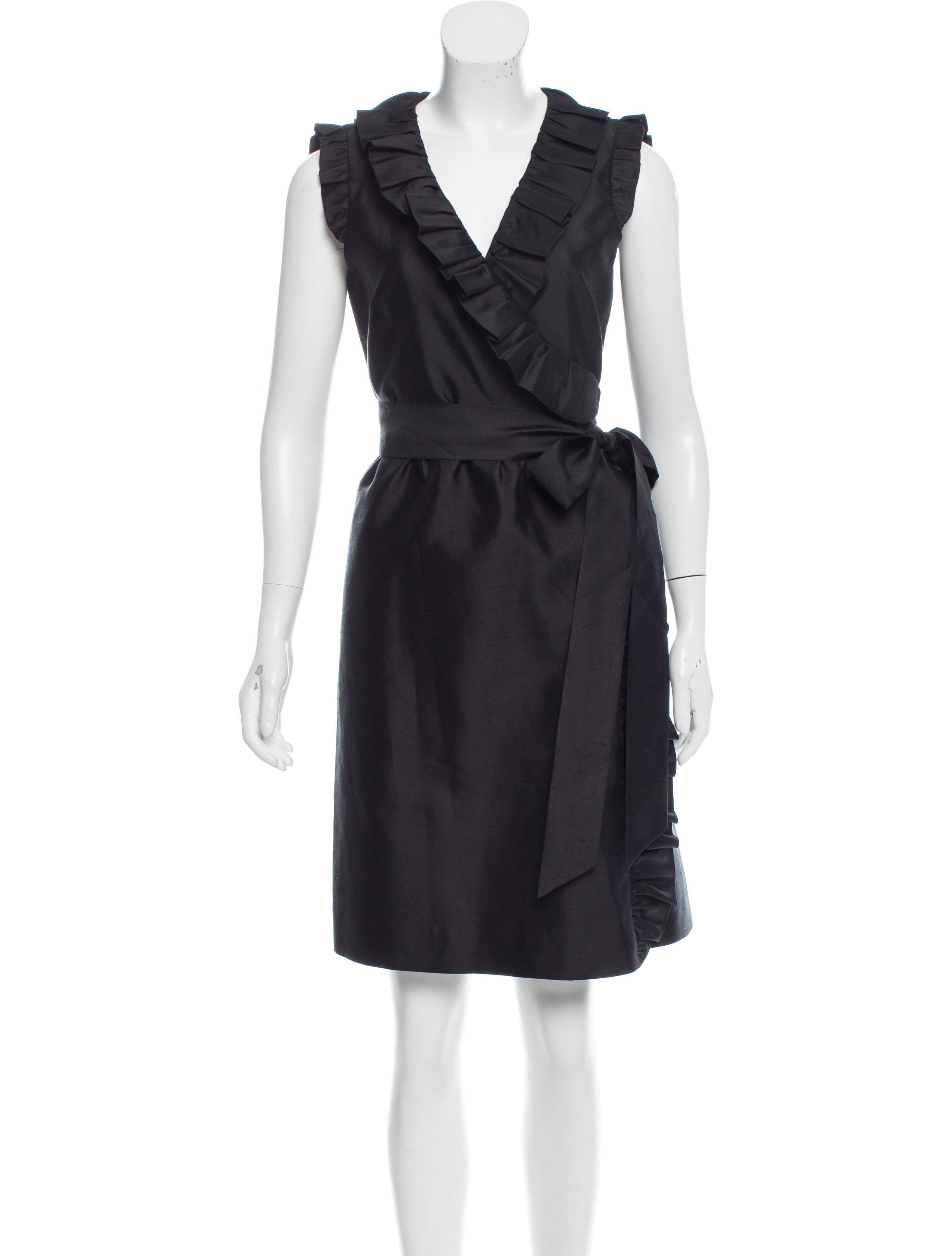Kate Spade New York RuffleAccented Sleeveless Dress Clothing