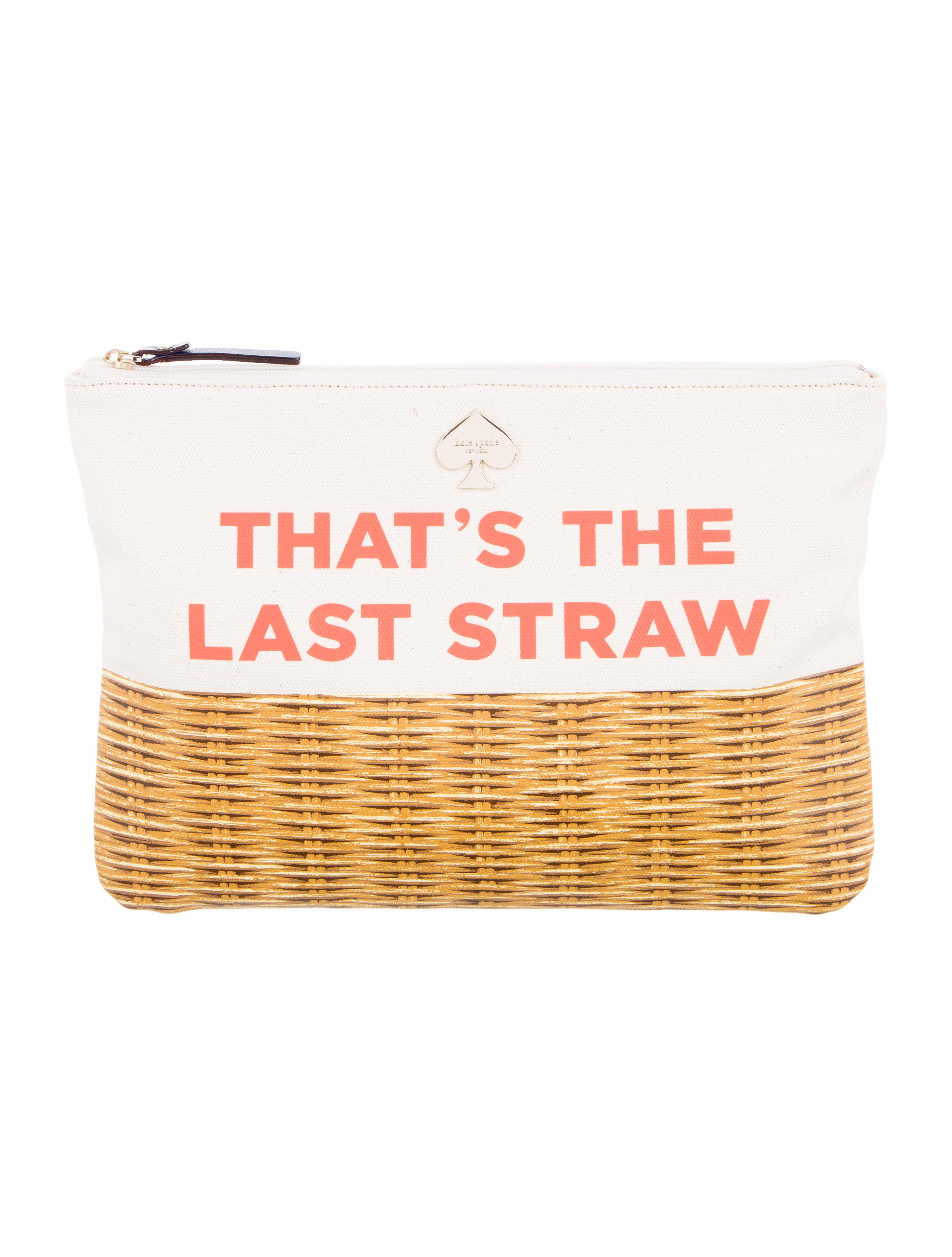 Kate Spade New York That's The Last Straw Gia Clutch Handbags