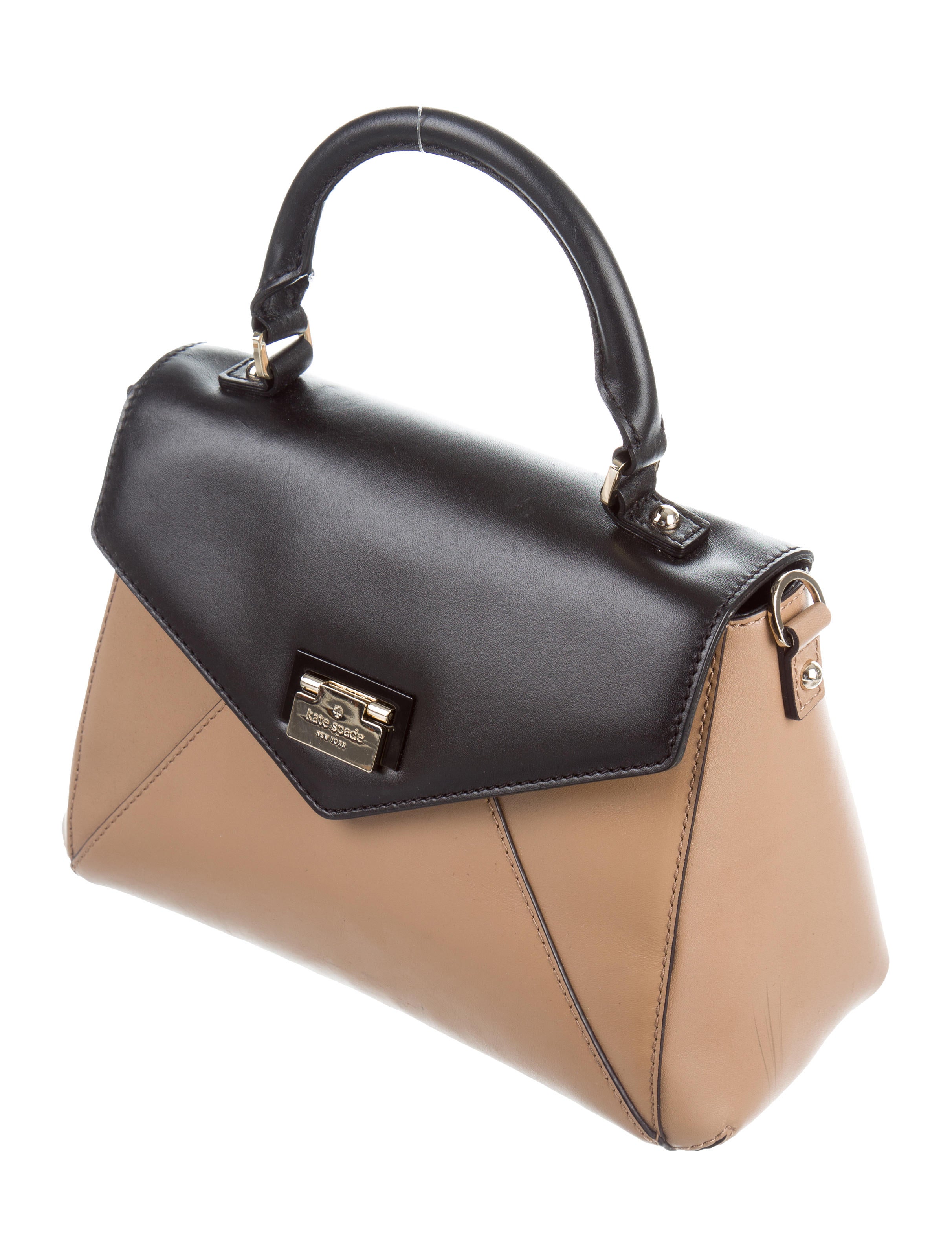 Kate Spade New York Leather Colorblock Satchel Handbags WKA62689 The RealReal