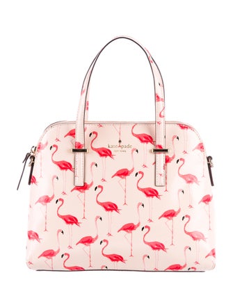 Kate Spade New York Cedar Street Flamingos Maise Satchel