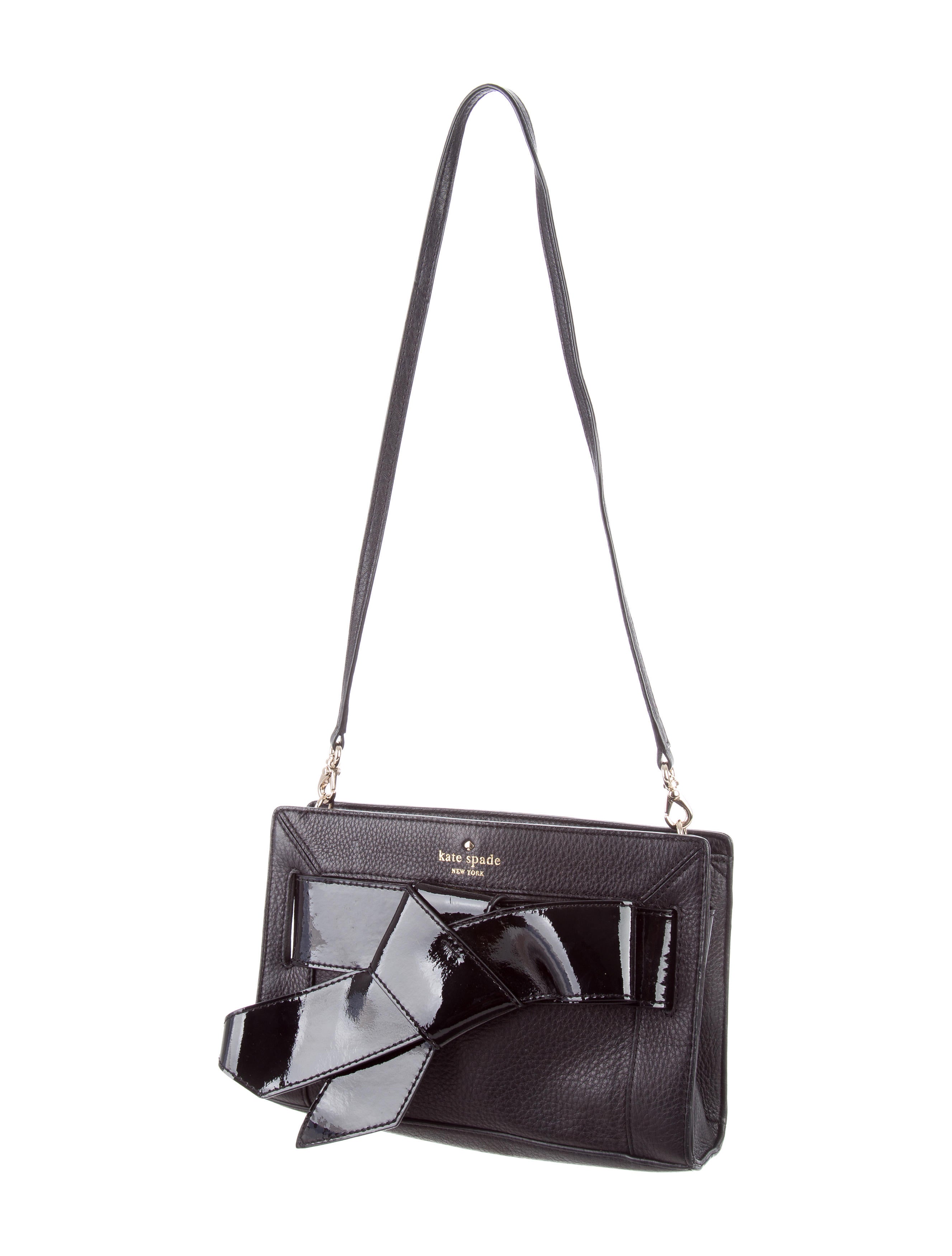 Kate Spade New York Leather BowAccented Bag Handbags WKA65953