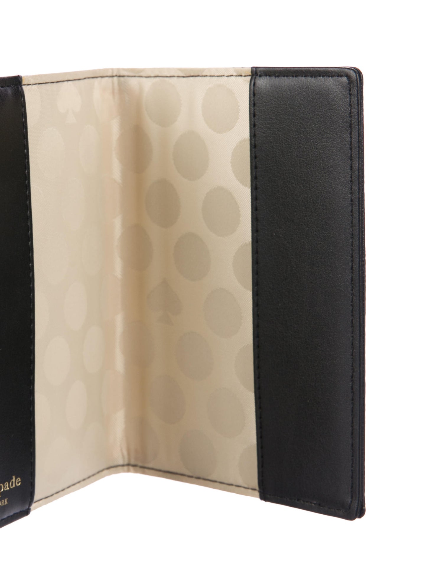 Kate Spade New York Leather Polkadot Passport Holder Accessories