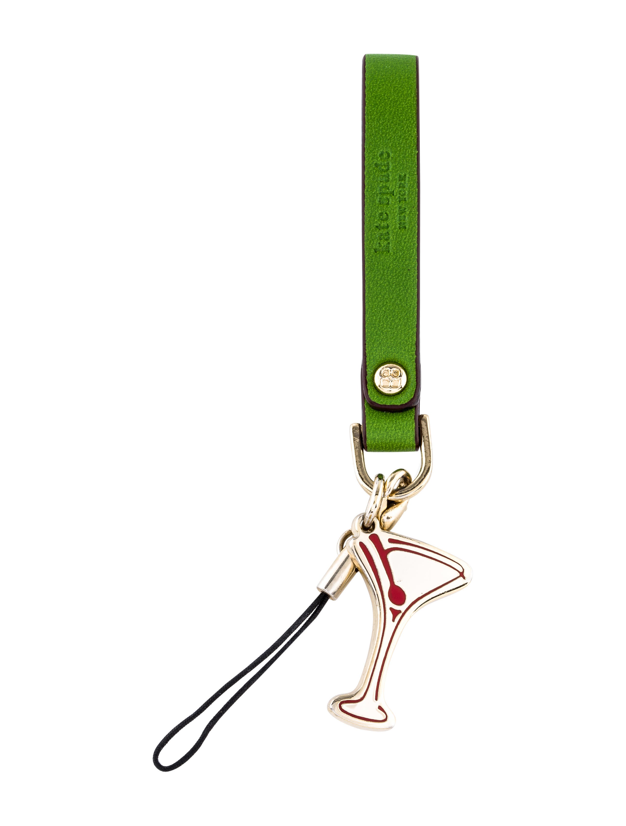 Kate Spade New York Martini Glass Keychain - Gold Keychains
