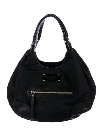Kate Spade New York Leather Trimmed Nylon Hobo Handbags Wka82386 Product Name Kate Spade New York Leather Trimmed Nylon Hobo