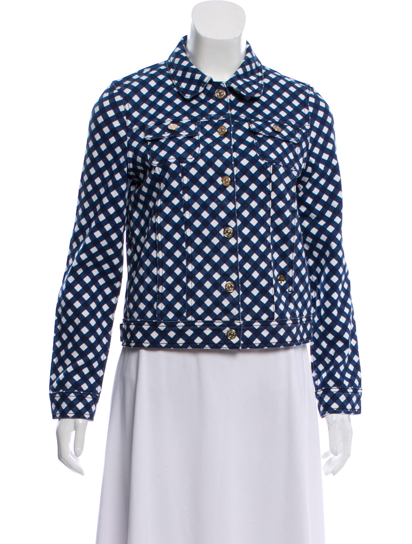 kate spade white denim jacket