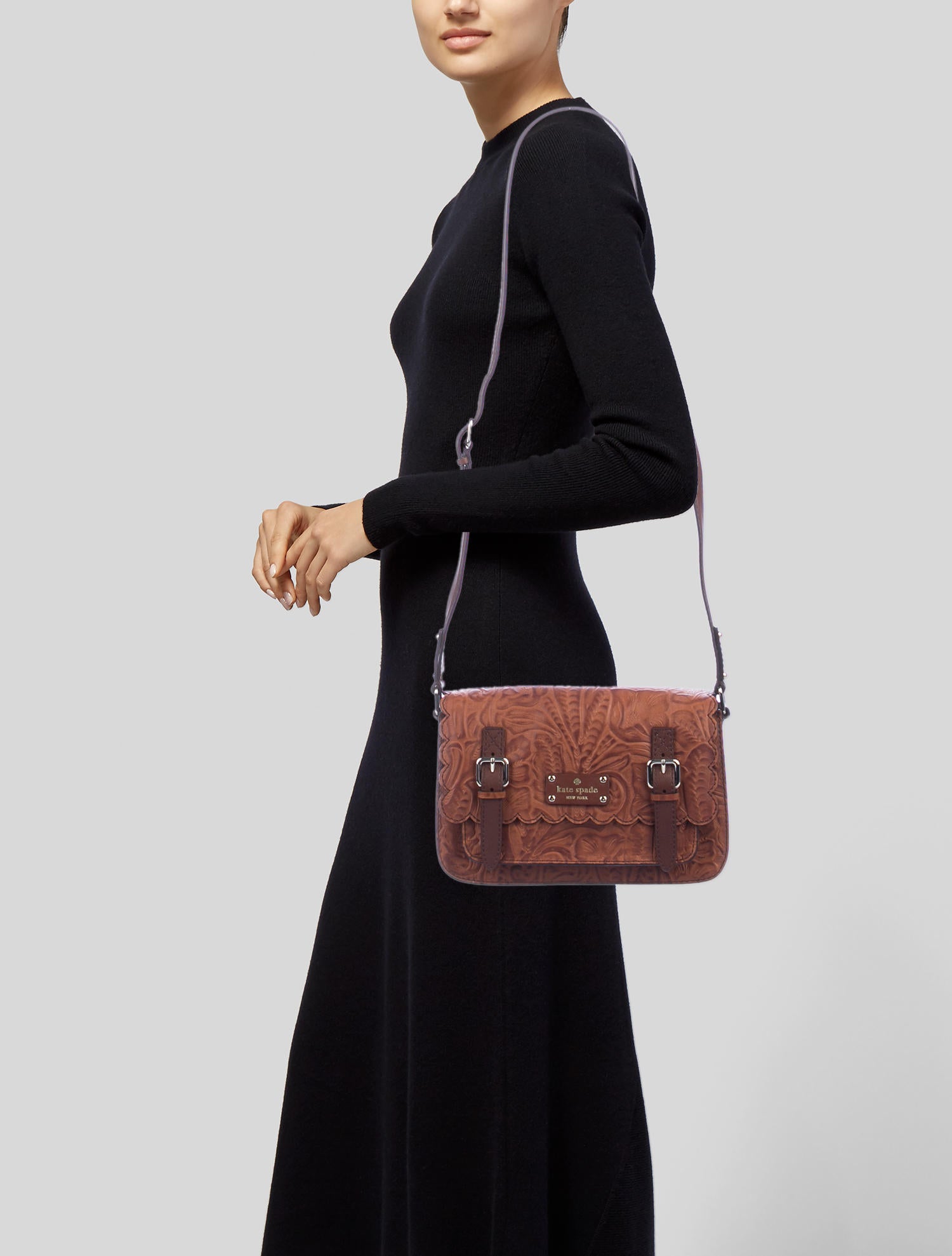 Kate Spade New York Santa Rosalia Scout Crossbody Bag - Brown 