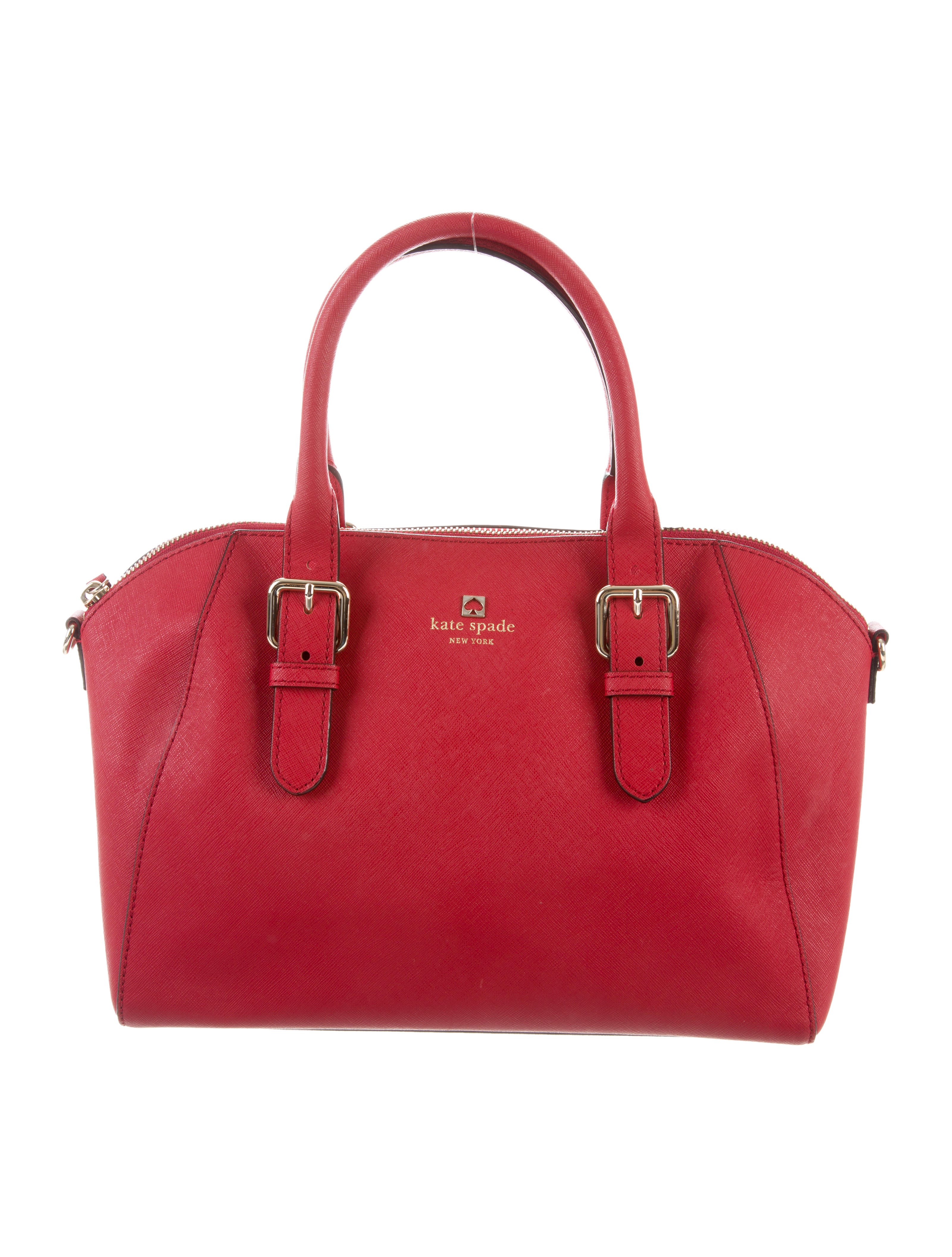 Kate Spade New York Textured Leather Satchel Handbags WKA95047 The RealReal