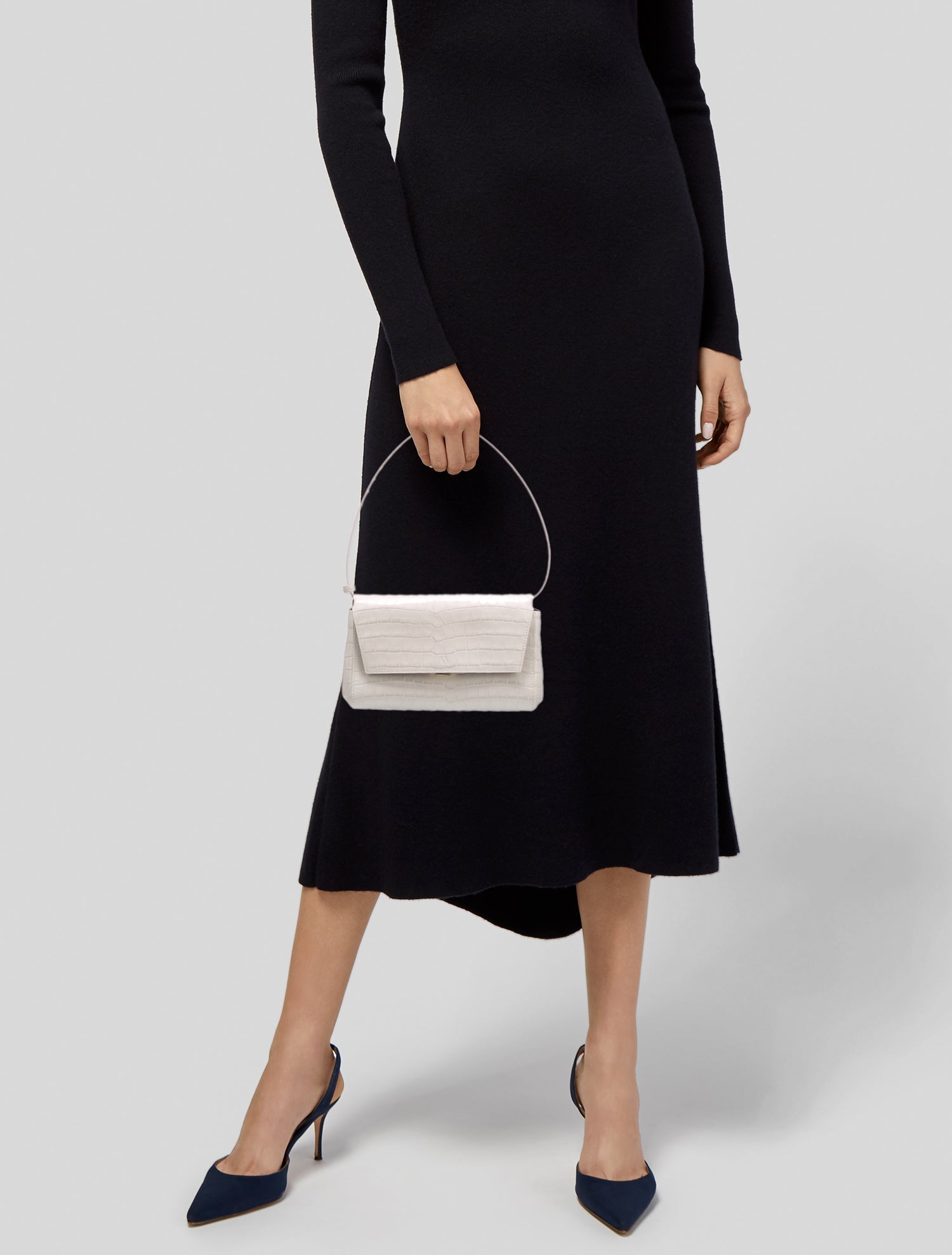 KAAI Embossed Leather Shoulder Bag