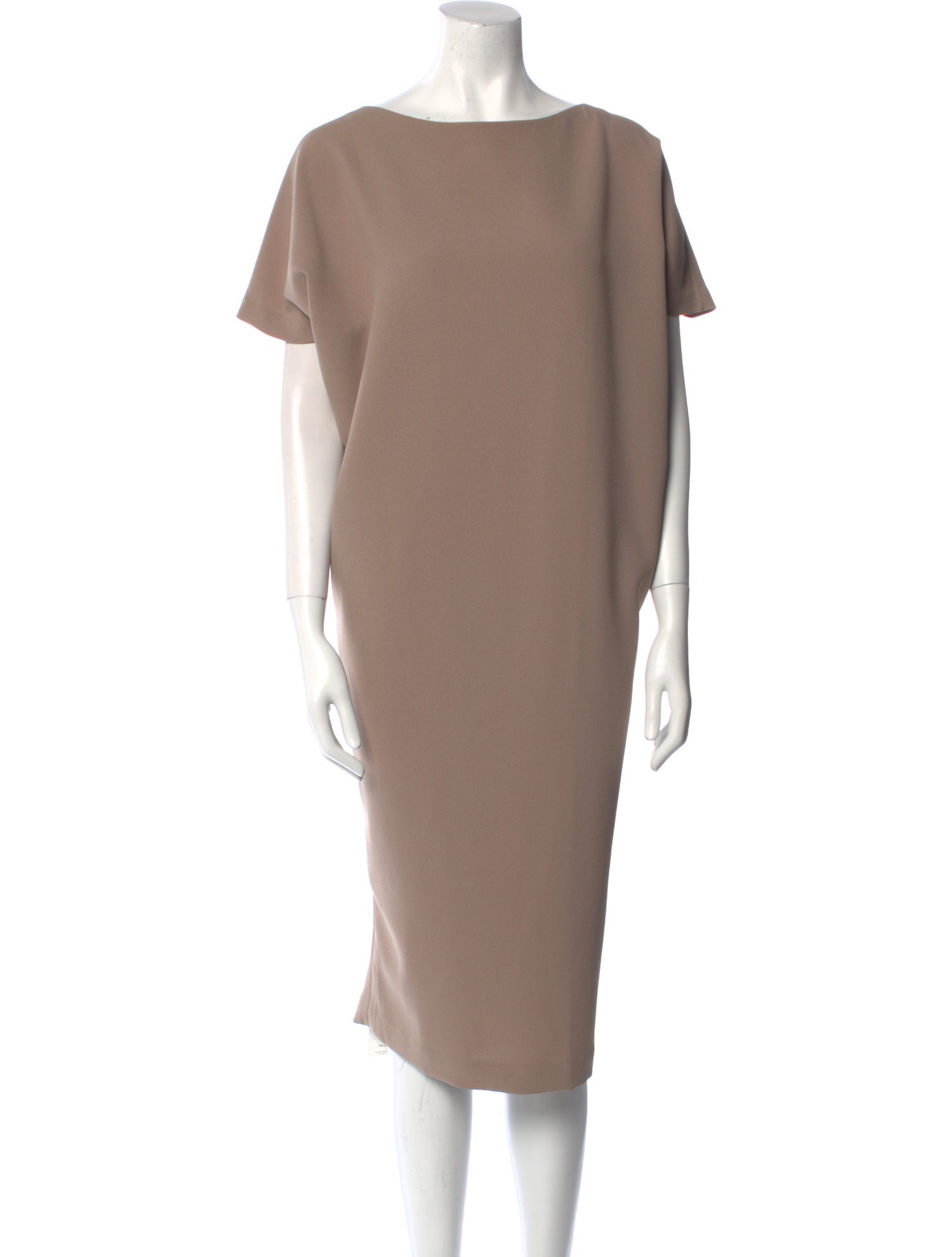 Kaarem Bateau Neckline Midi Length Dress