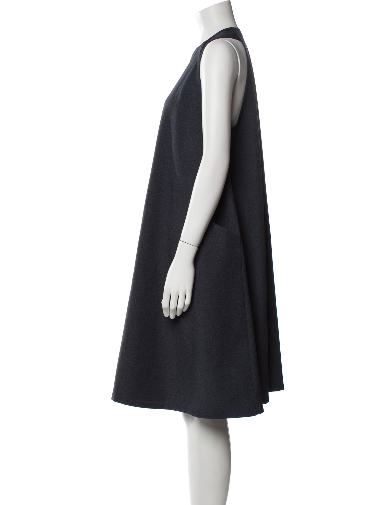 Kaarem Crew Neck Knee-Length Dress
