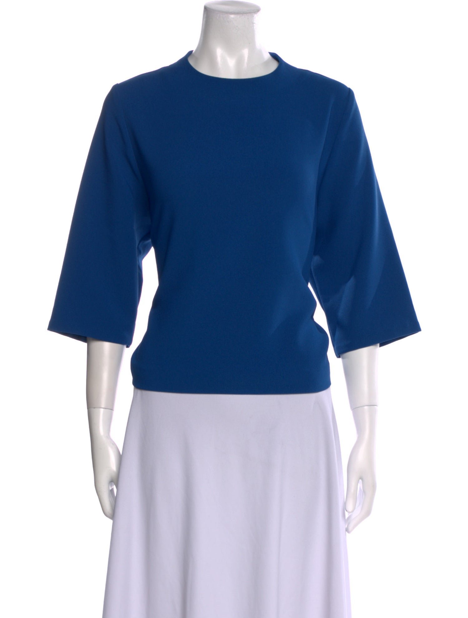 Kaarem Crew Neck Three-Quarter Sleeve Top