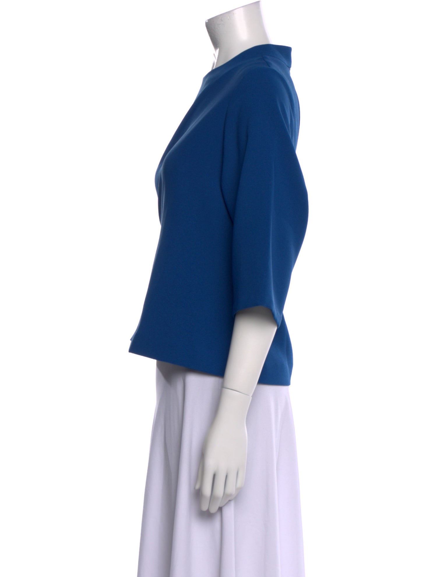 Kaarem Crew Neck Three-Quarter Sleeve Top