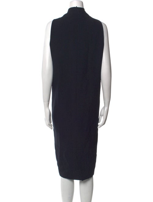 Kaarem Mock Neck Midi Length Dress