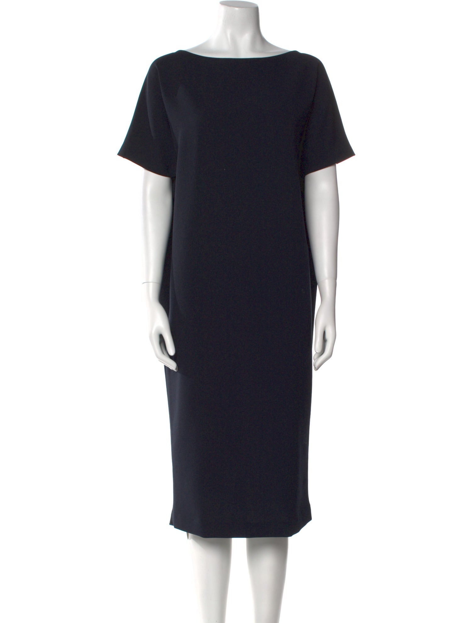 Kaarem Bateau Neckline Midi Length Dress