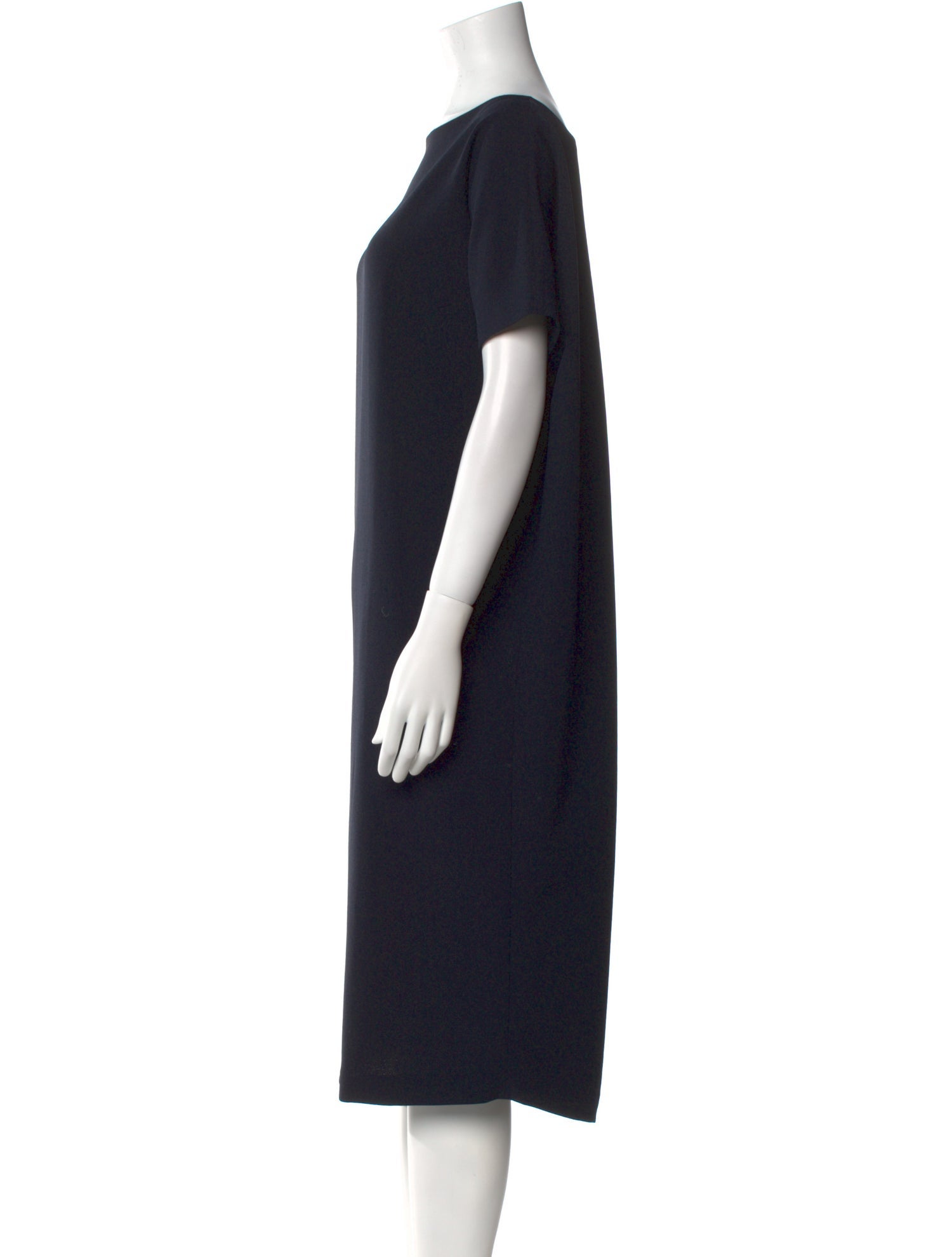 Kaarem Bateau Neckline Midi Length Dress