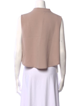 Kaarem Crew Neck Sleeveless Crop Top